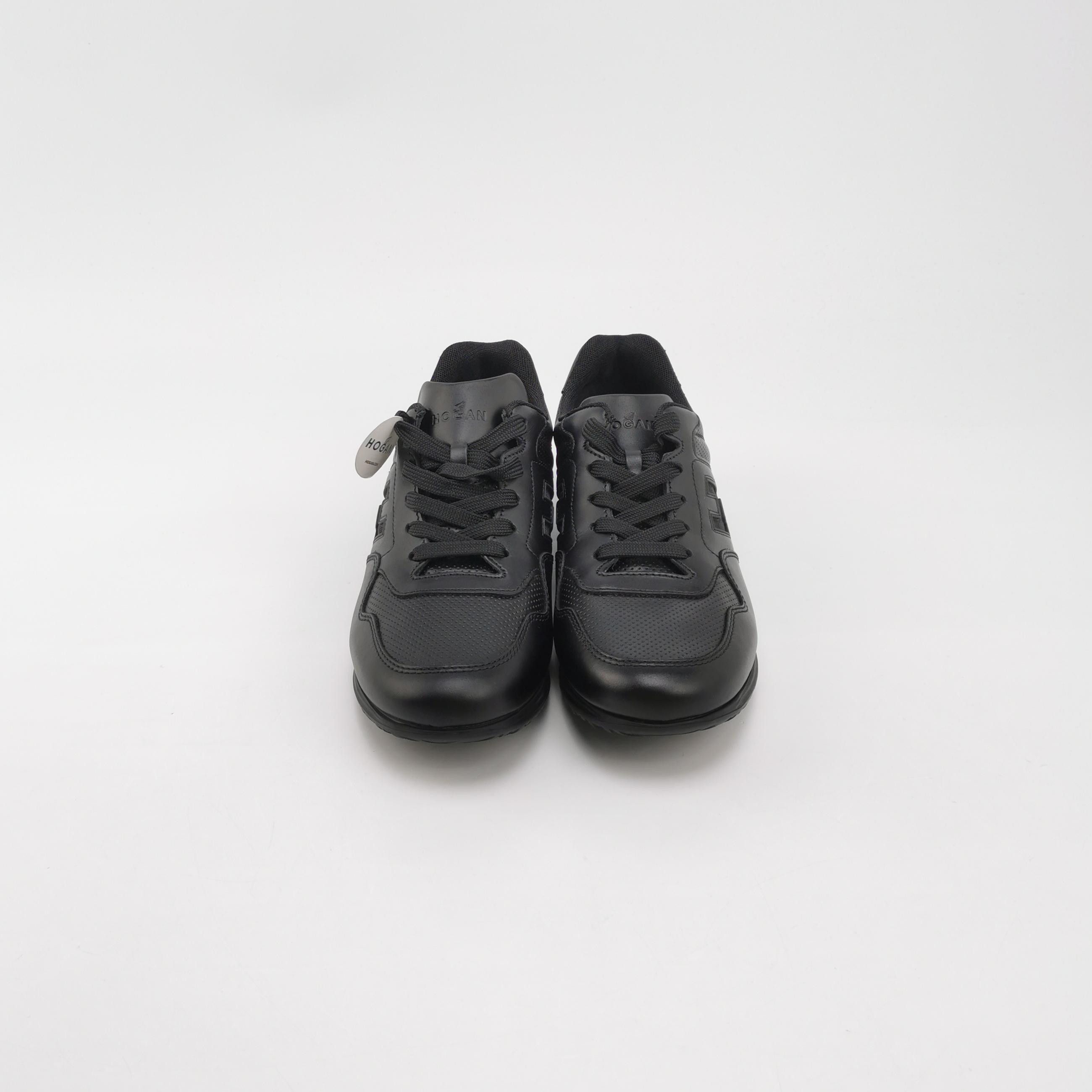 Hogan Hogan Black Leather H Logo Sneakers 41.5 Size US 8 / EU 41 - 4 Thumbnail
