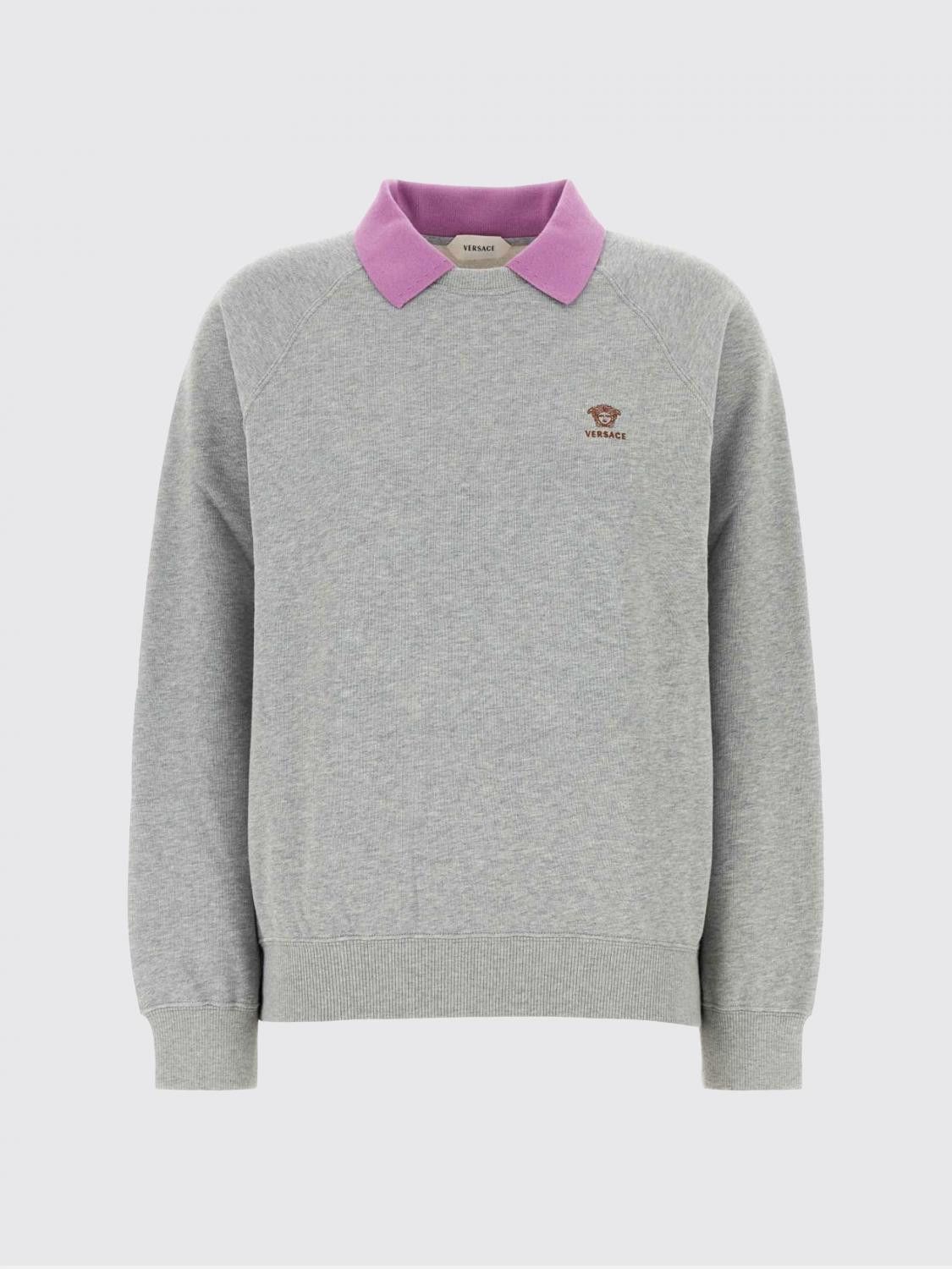 Versace Versace Polo Shirt Woman Grey Size S / US 4 / IT 40 - 2 Thumbnail