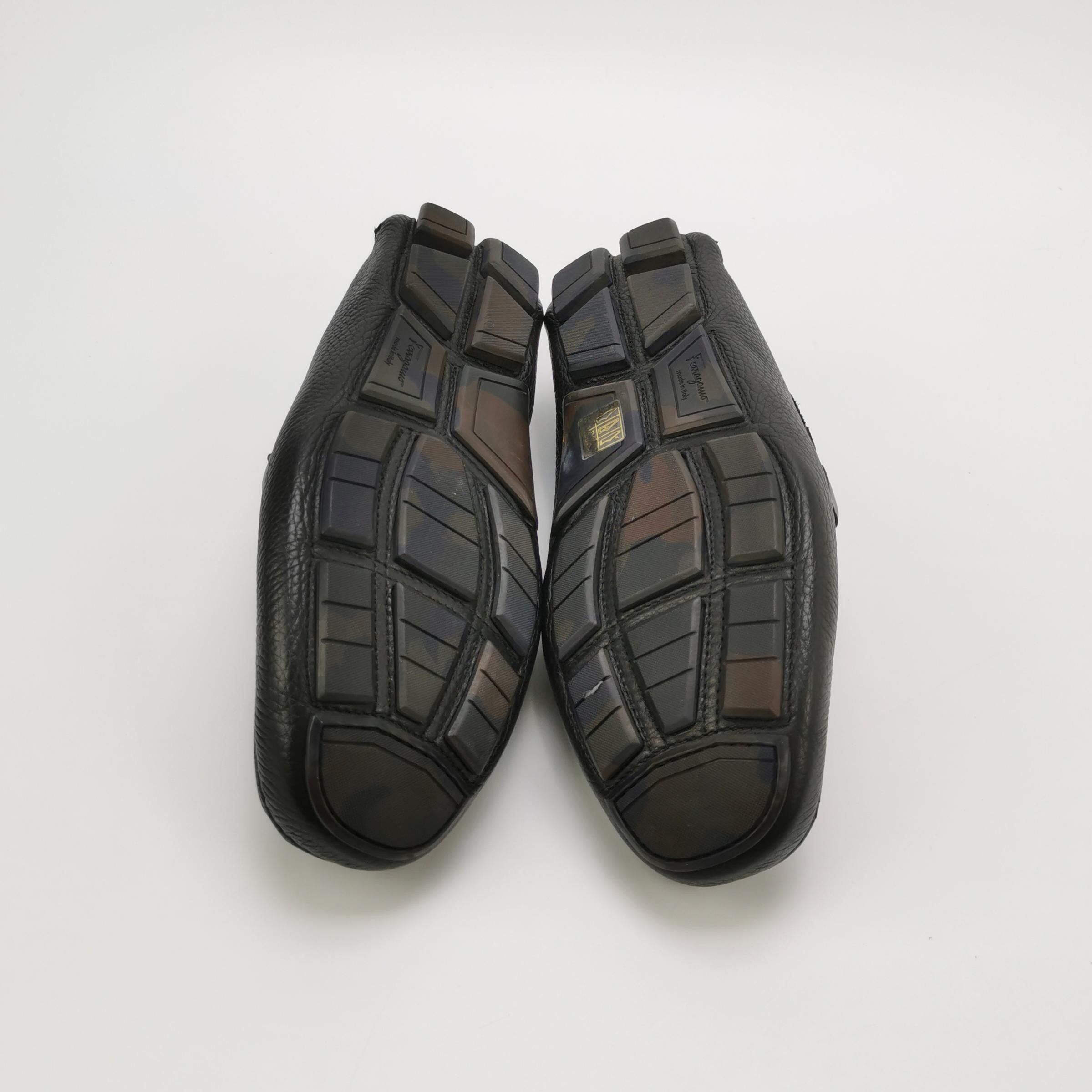 Salvatore Ferragamo Salvatore Ferragamo Gancini Leather Loafers US 8 Size US 8 / EU 41 - 6 Thumbnail