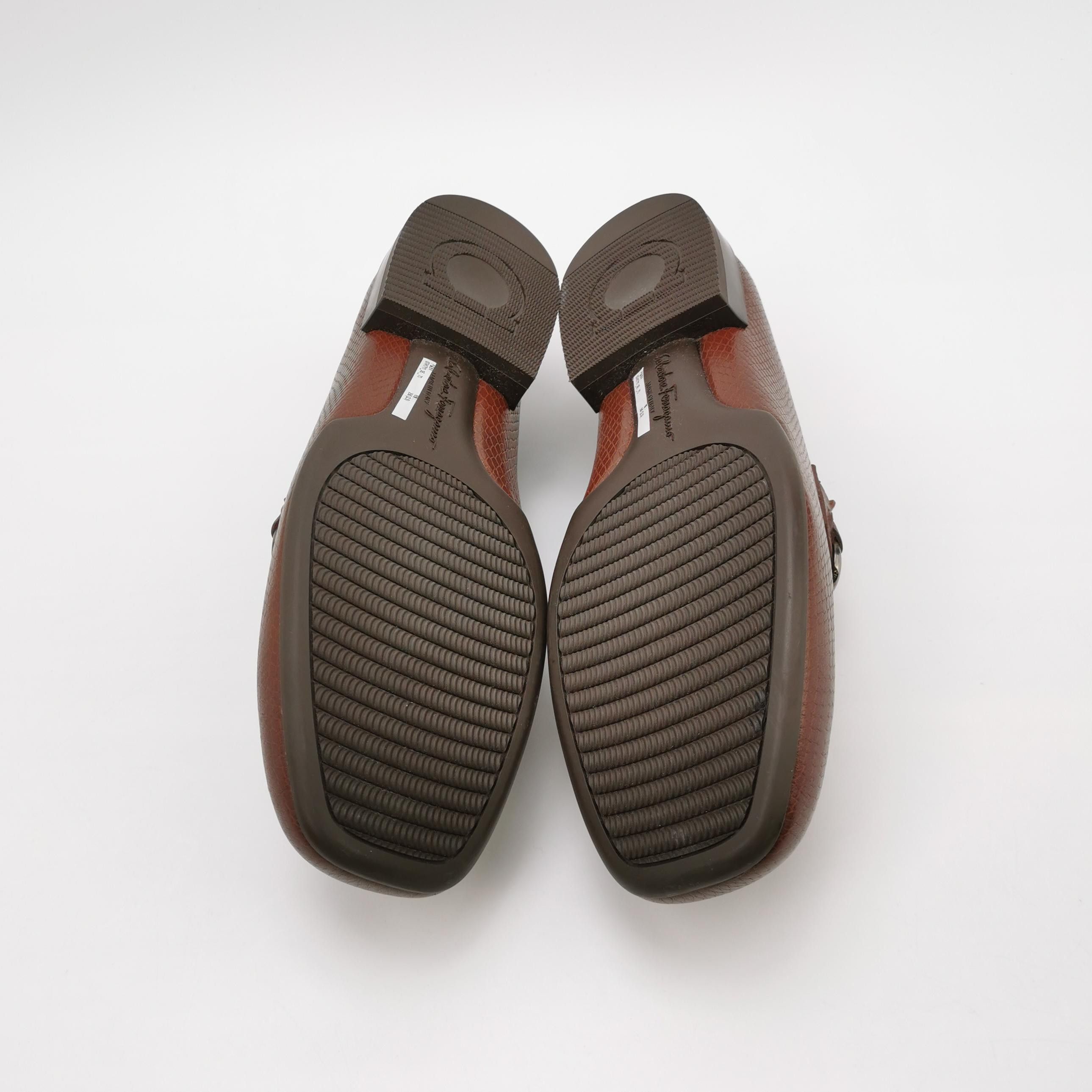 Salvatore Ferragamo Salvatore Ferragamo Gancini Deer Skin Loafers 41 Size US 8 / EU 41 - 6 Thumbnail