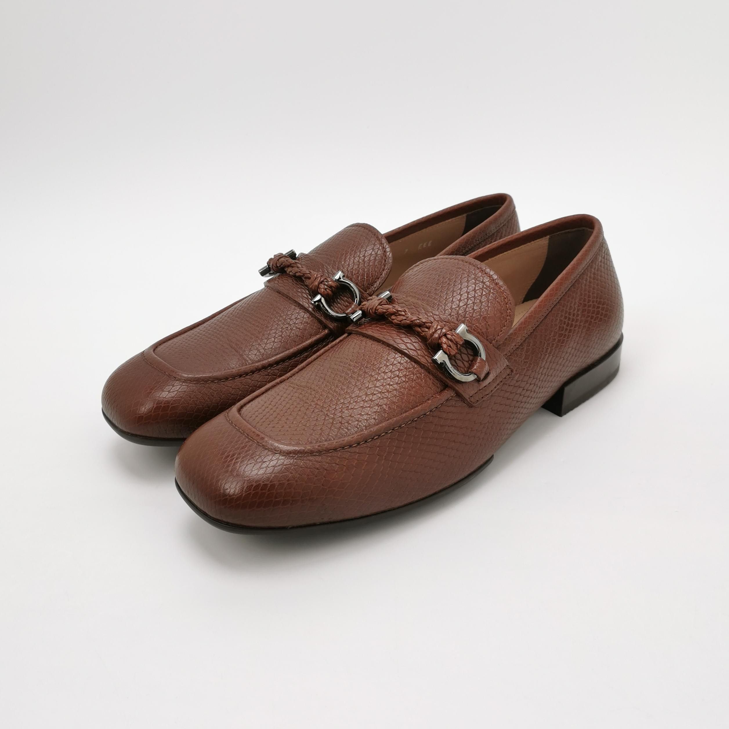 Salvatore Ferragamo Salvatore Ferragamo Gancini Deer Skin Loafers 41 Size US 8 / EU 41 - 3 Thumbnail