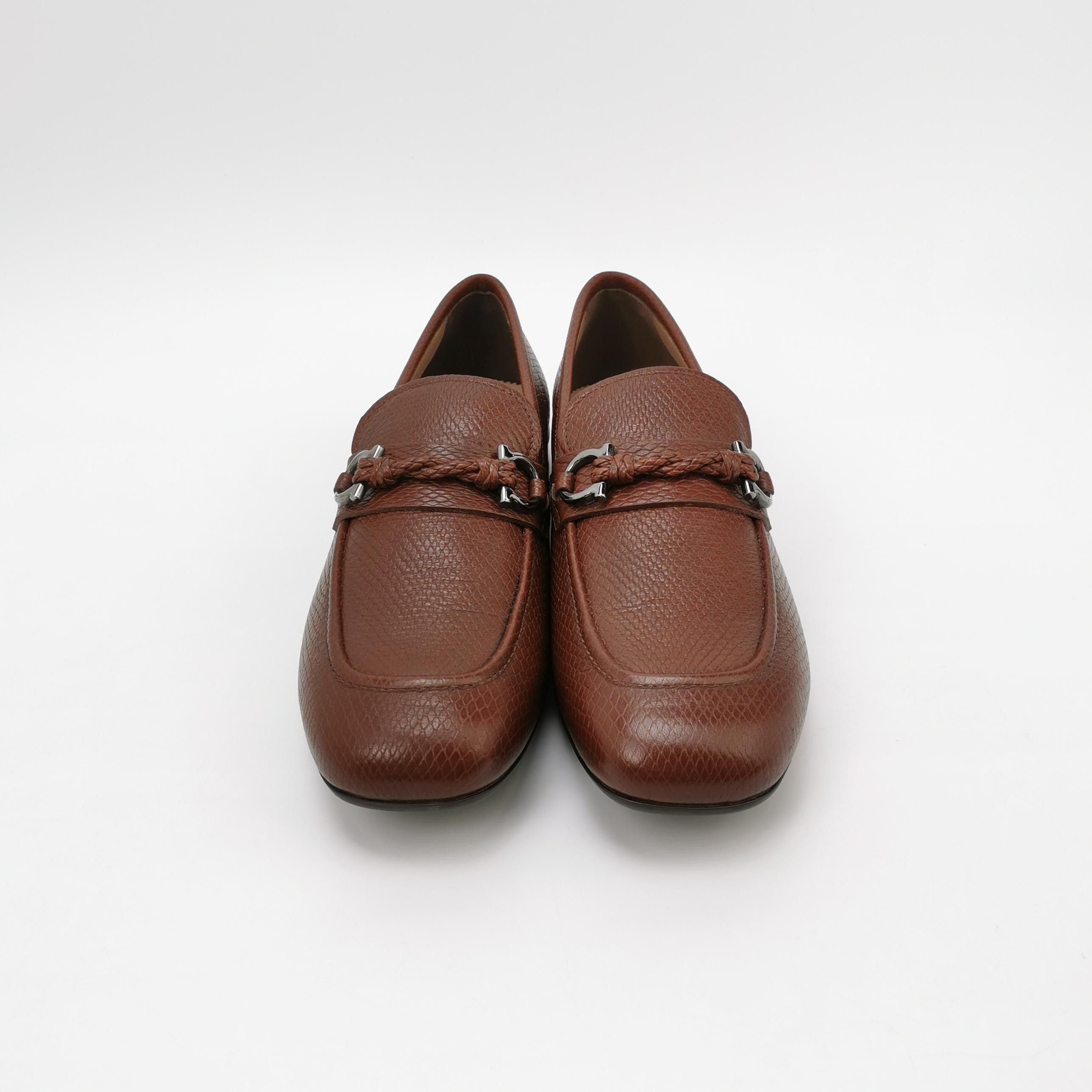 Salvatore Ferragamo Salvatore Ferragamo Gancini Deer Skin Loafers 41 Size US 8 / EU 41 - 4 Thumbnail