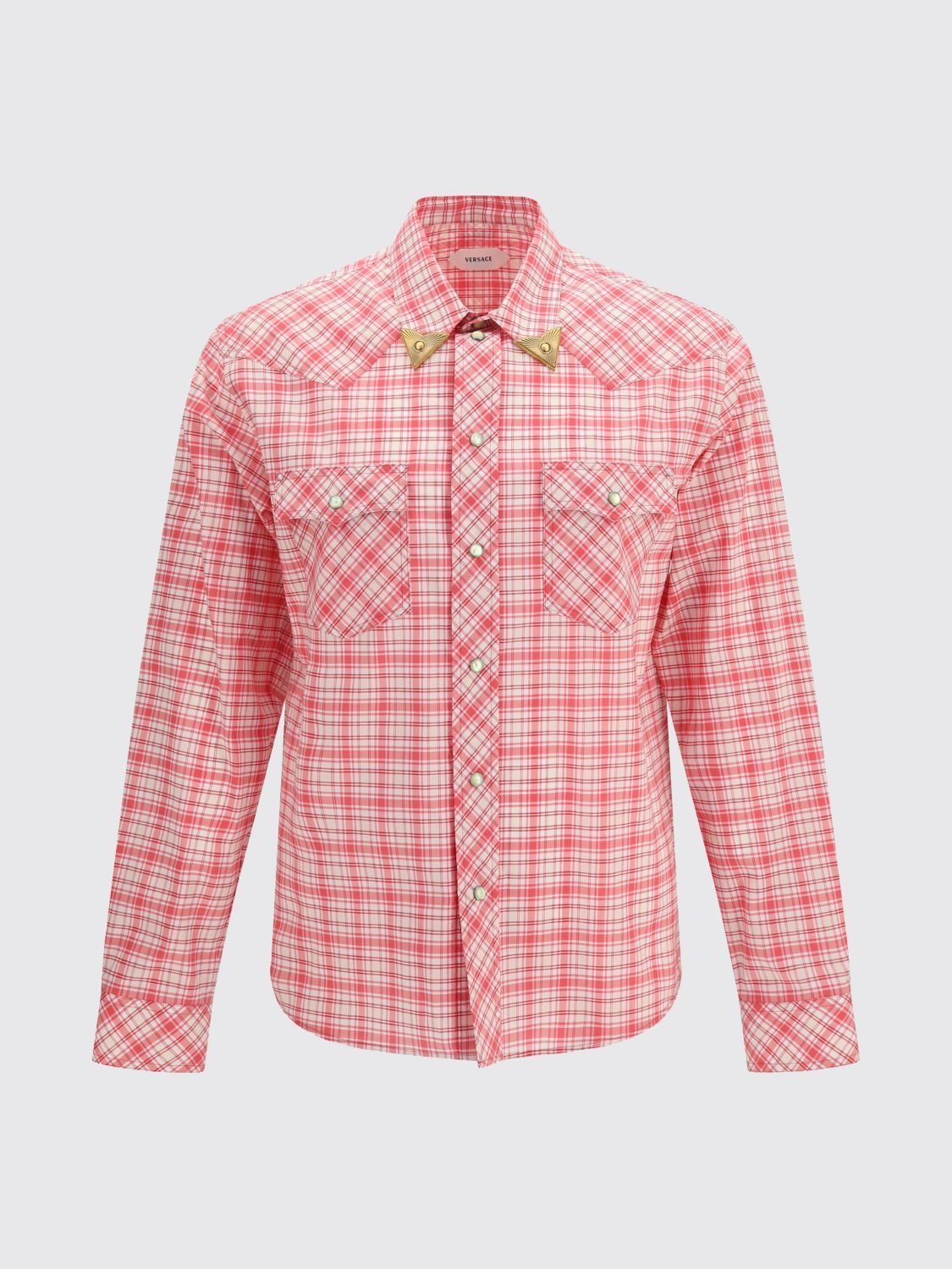 Versace Versace Shirt Men Red Size US L / EU 52-54 / 3 - 2 Thumbnail