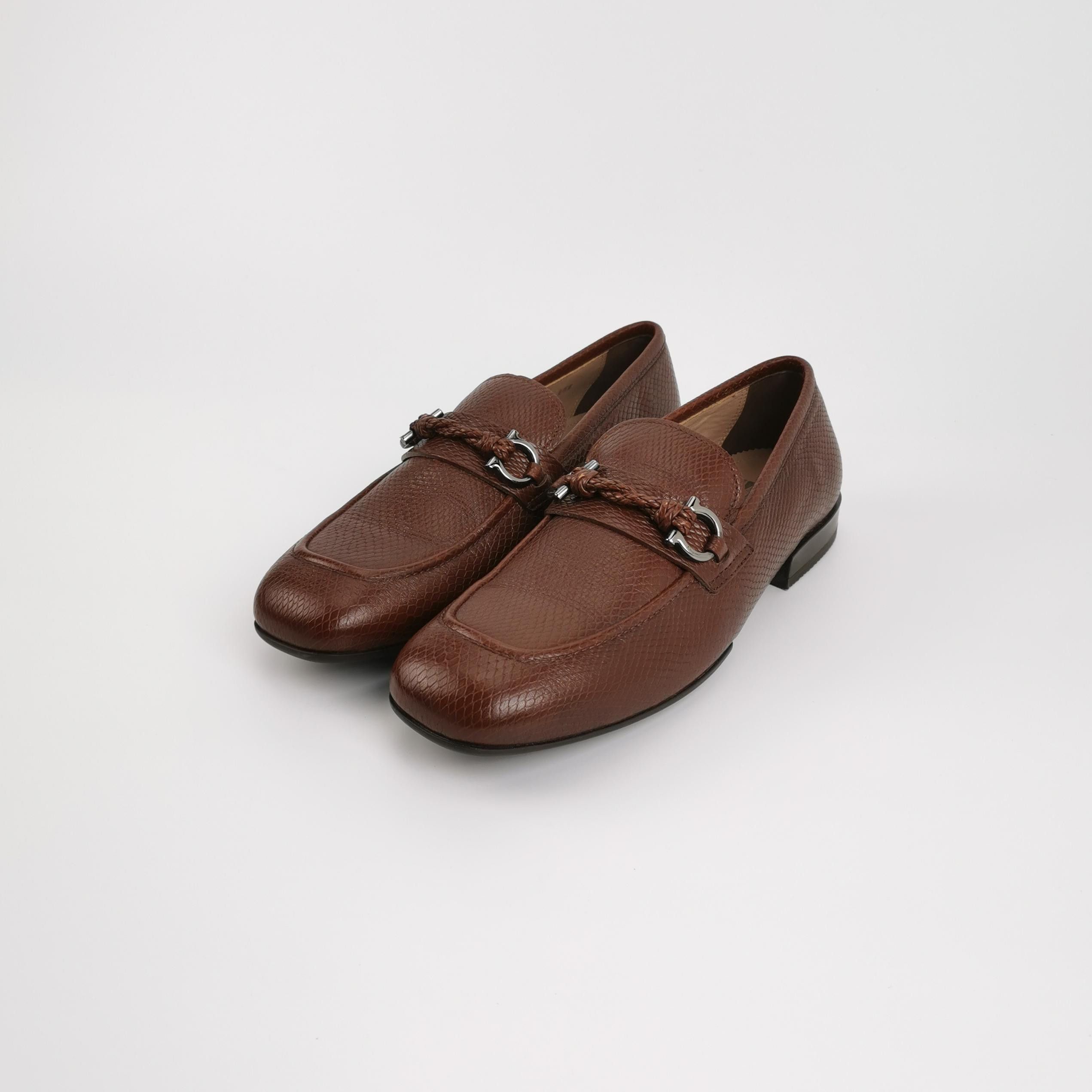Salvatore Ferragamo Salvatore Ferragamo Gancini Deerskin Loafers 41 Size US 8 / EU 41 - 3 Thumbnail