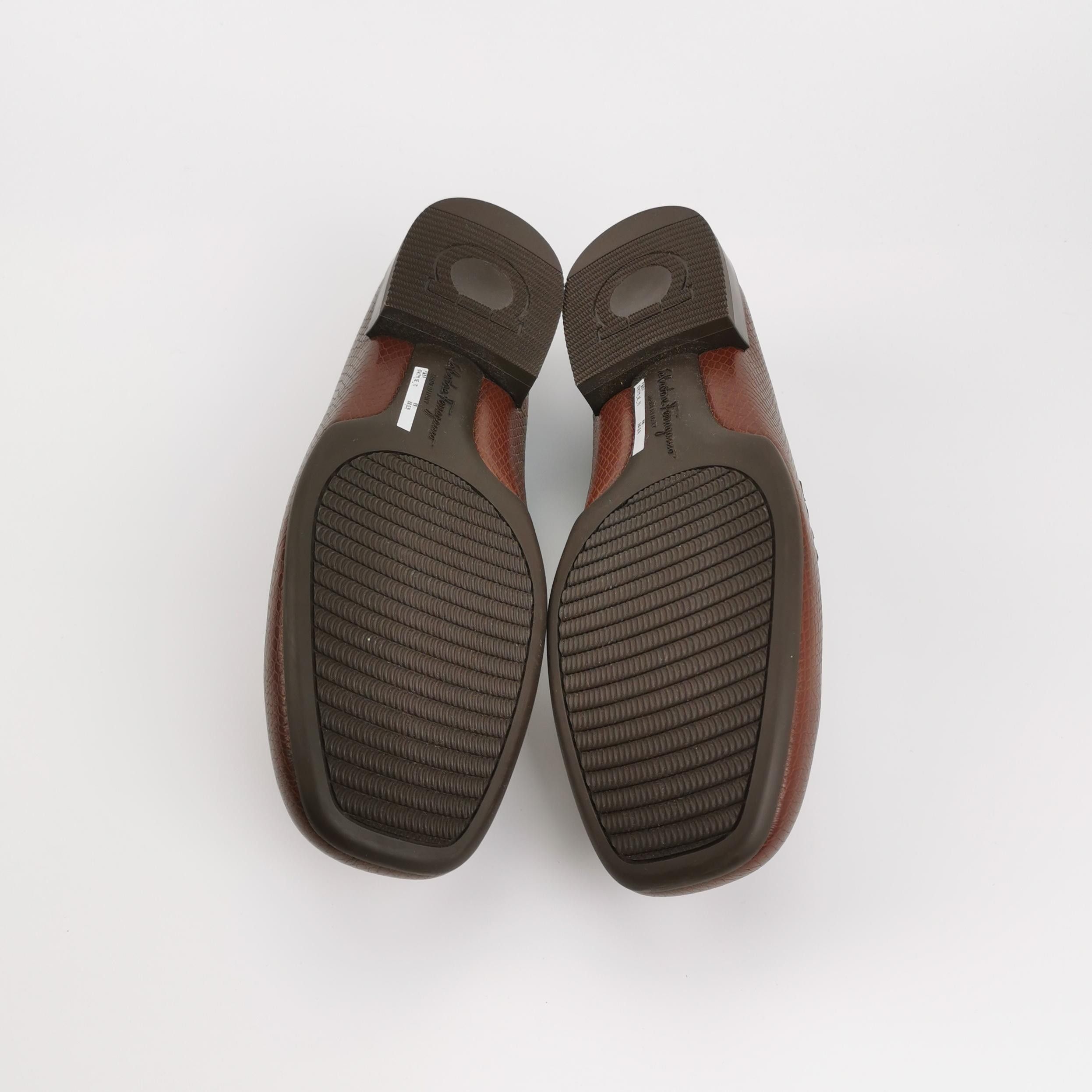 Salvatore Ferragamo Salvatore Ferragamo Gancini Deerskin Loafers 41 Size US 8 / EU 41 - 6 Thumbnail