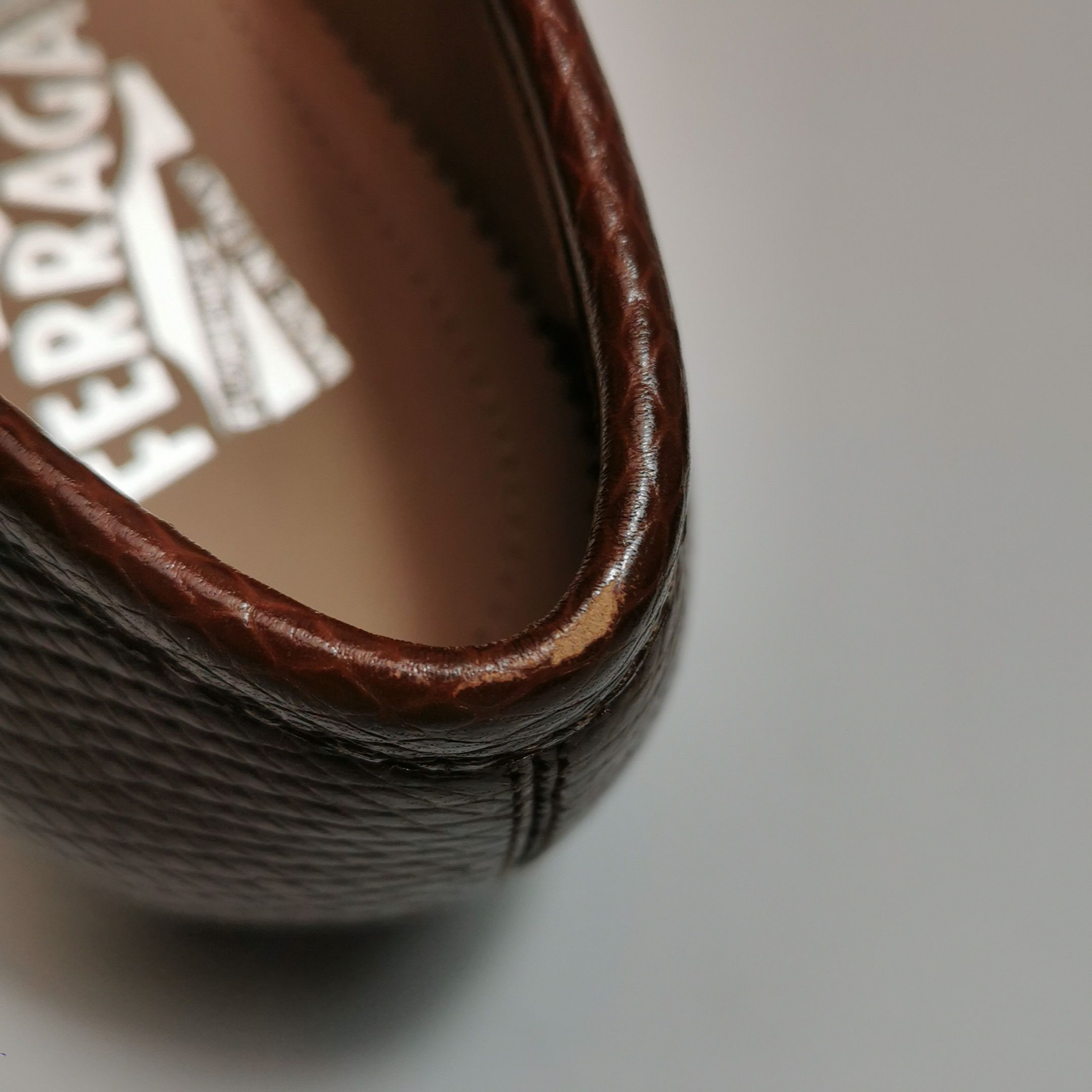 Salvatore Ferragamo Salvatore Ferragamo Pago Gancini Deer Leather Loafers 8.5 Size US 8 / EU 41 - 8 Thumbnail