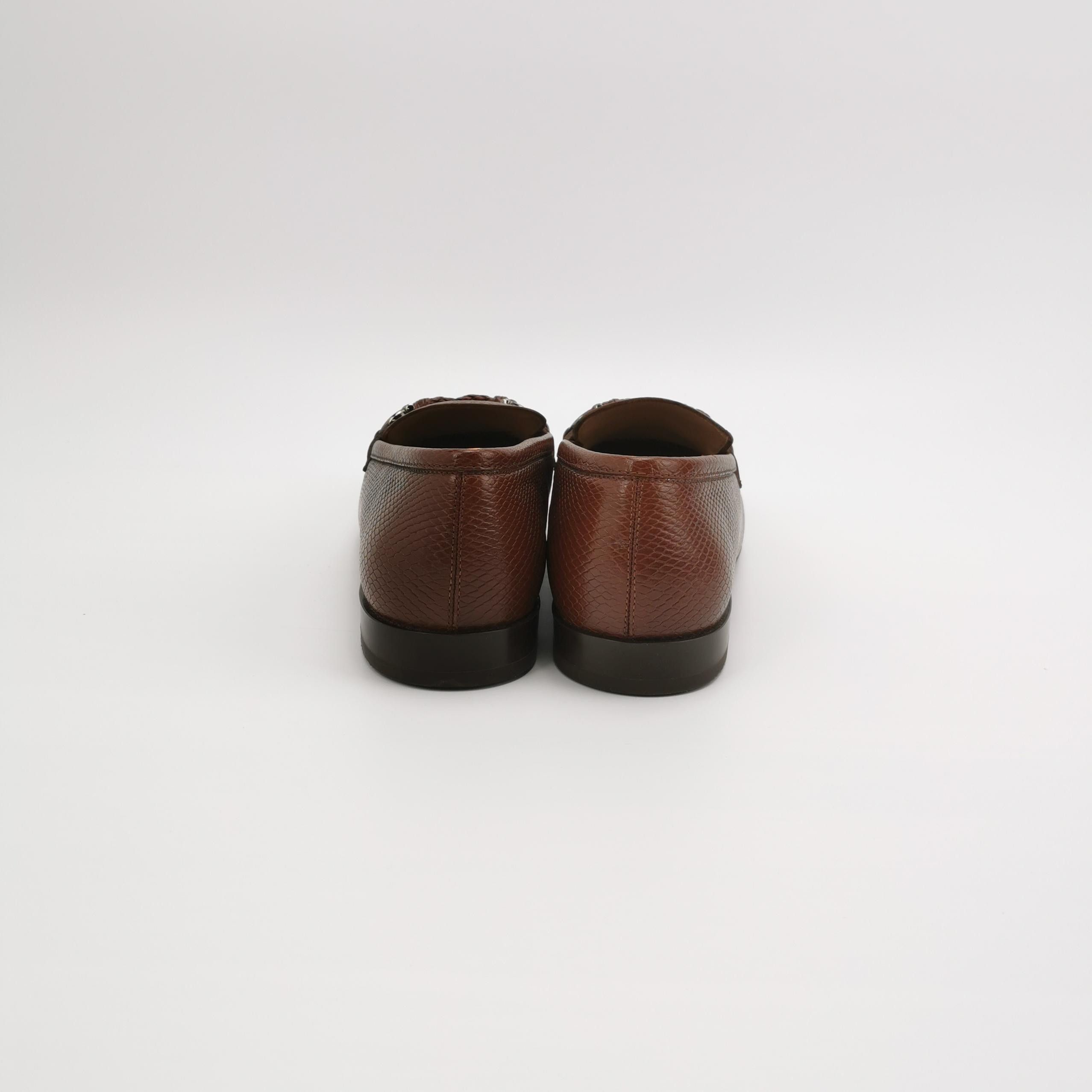 Salvatore Ferragamo Salvatore Ferragamo Pago Gancini Deer Leather Loafers 8.5 Size US 8 / EU 41 - 5 Thumbnail