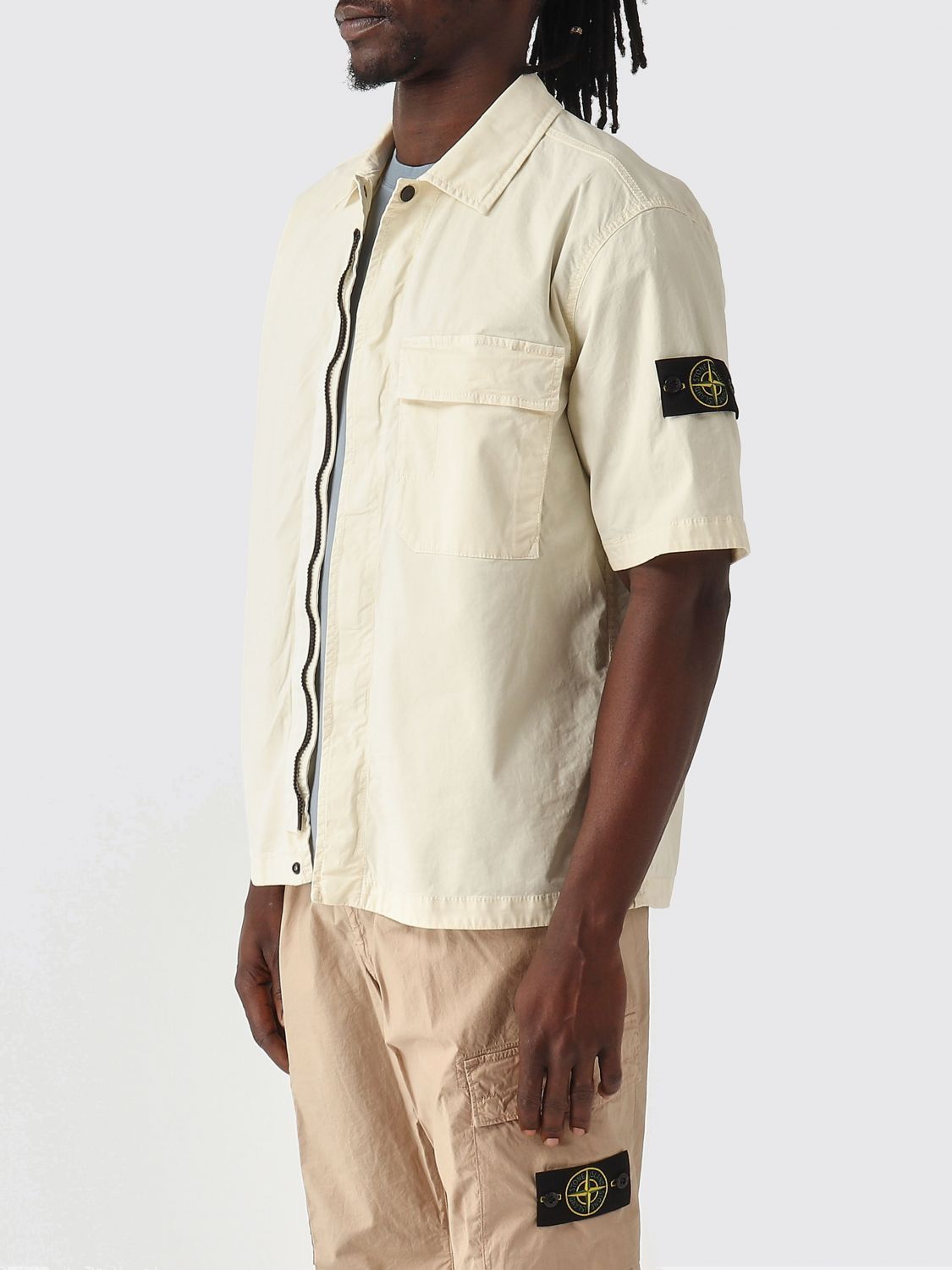 Stone Island Stone Island Shirt Men Ivory Size US L / EU 52-54 / 3 - 4 Thumbnail