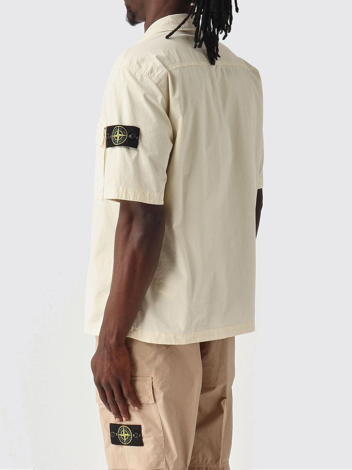Stone Island Stone Island Shirt Men Ivory Size US XXL / EU 58 / 5 - 3 Thumbnail