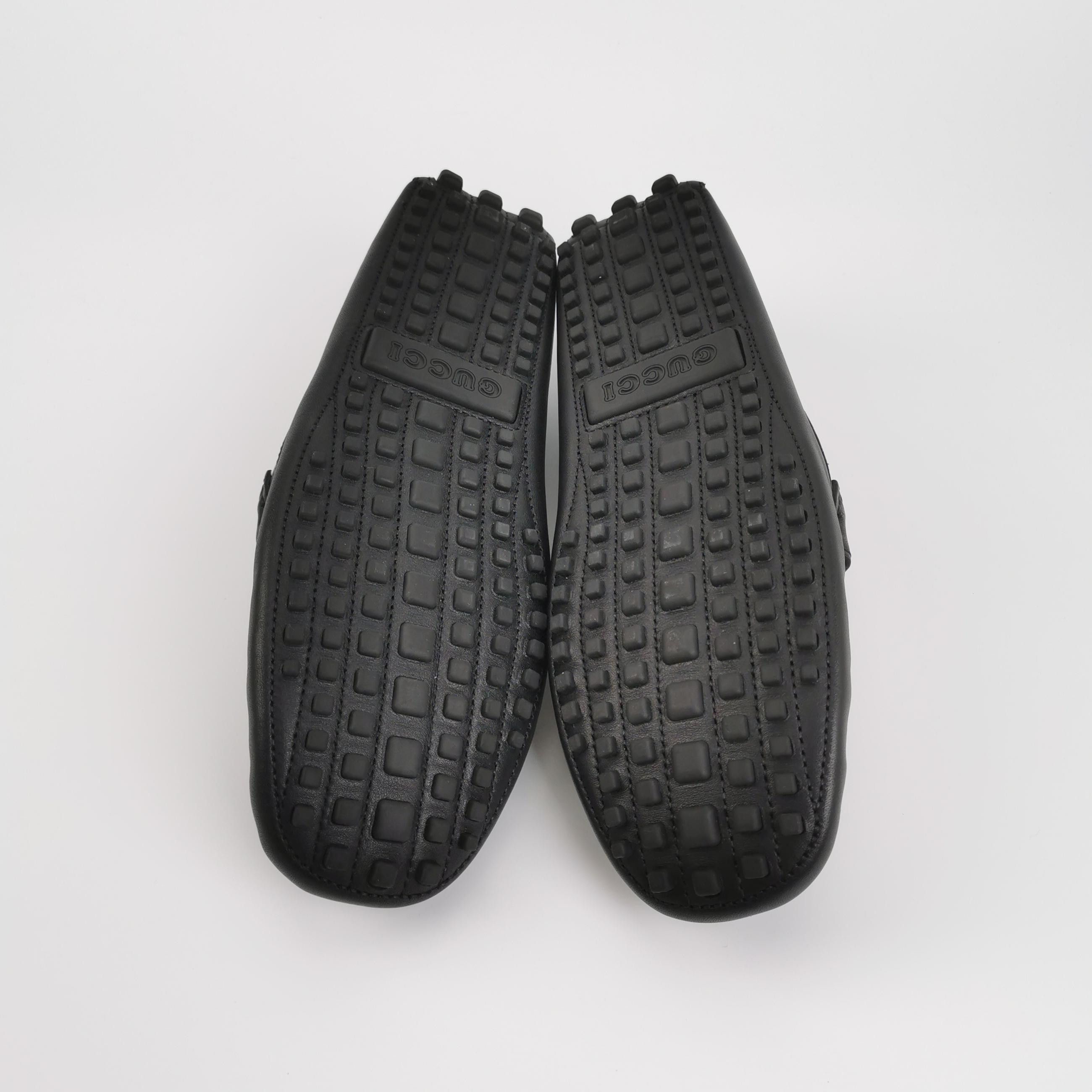 Gucci Gucci Web Stripe Horsebit Driver Loafers 45 Size US 12 / EU 45 - 6 Thumbnail