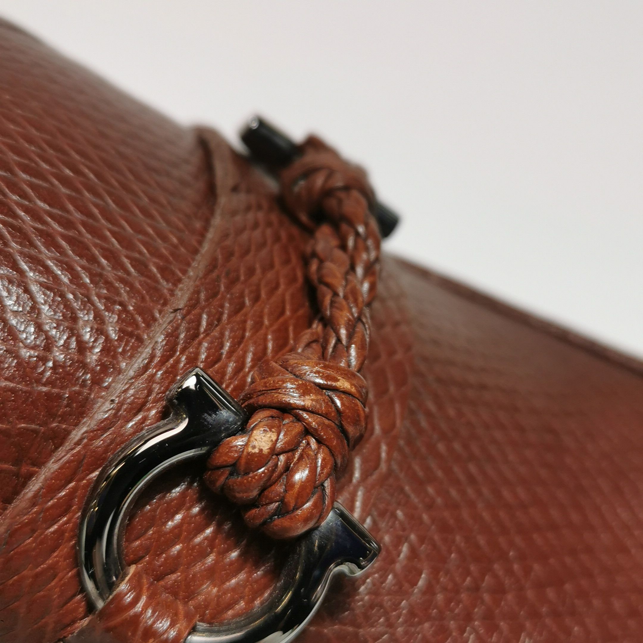 Salvatore Ferragamo Salvatore Ferragamo Gancini Deerskin Loafers EU 41.5 Size US 8 / EU 41 - 8 Thumbnail