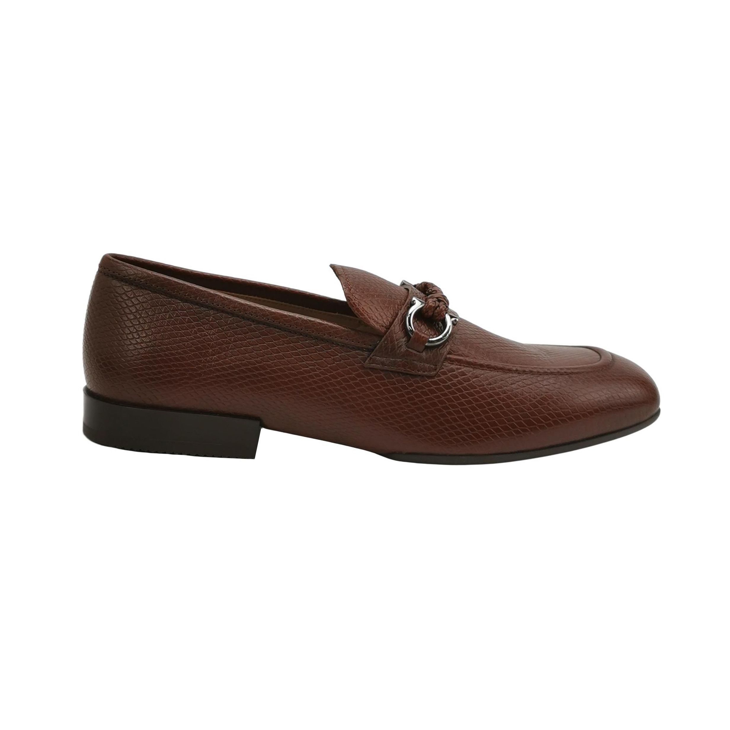 Salvatore Ferragamo Salvatore Ferragamo Gancini Deerskin Loafers EU 41.5 Size US 8 / EU 41 - 2 Thumbnail
