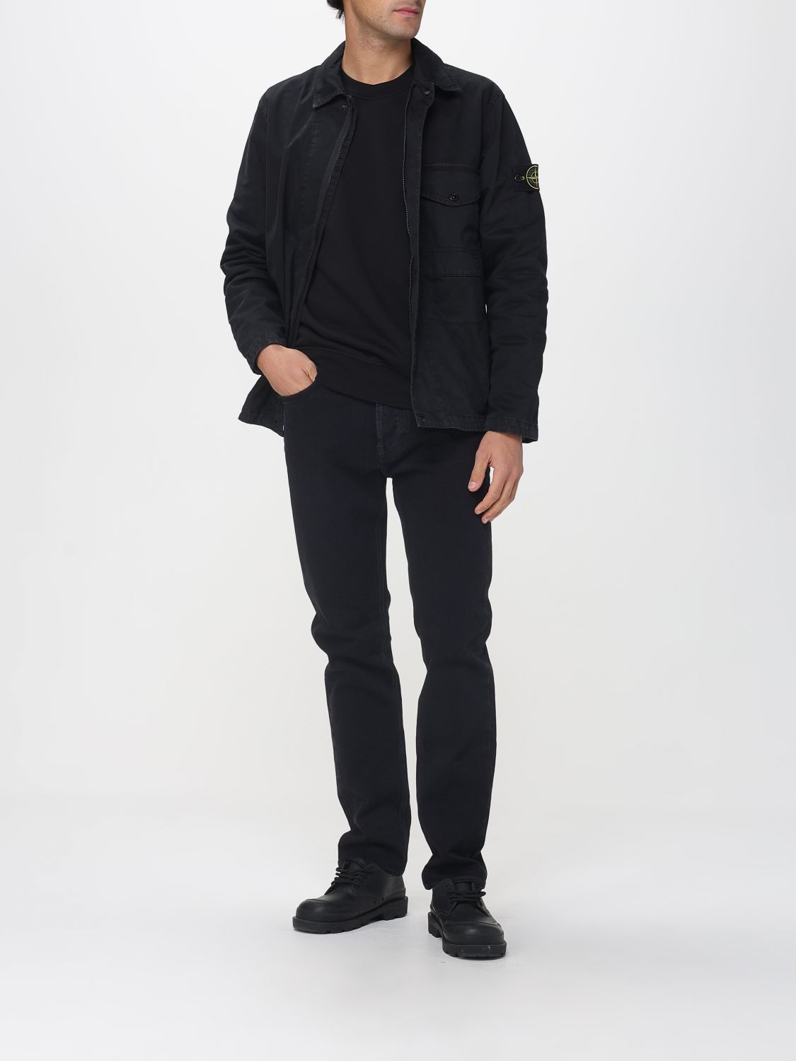 Stone Island Stone Island Jacket Men Black Size US XL / EU 56 / 4 - 2 Thumbnail