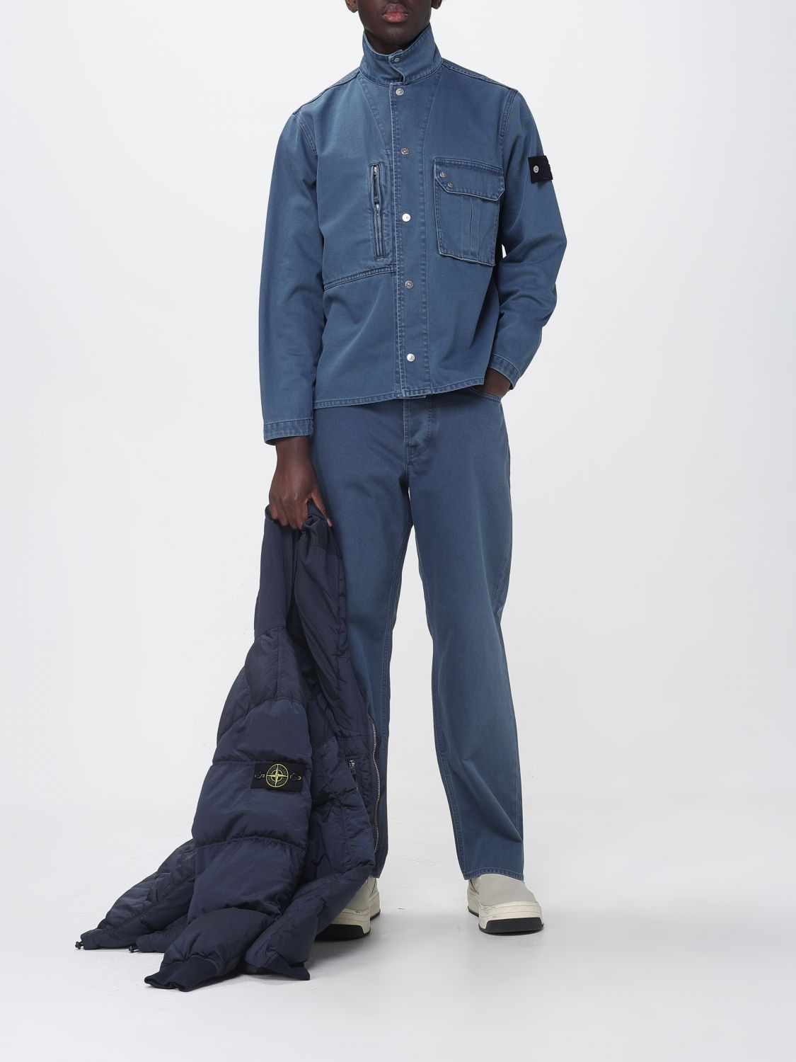 Stone Island Stone Island Shirt Men Indigo Size US M / EU 48-50 / 2 - 2 Thumbnail