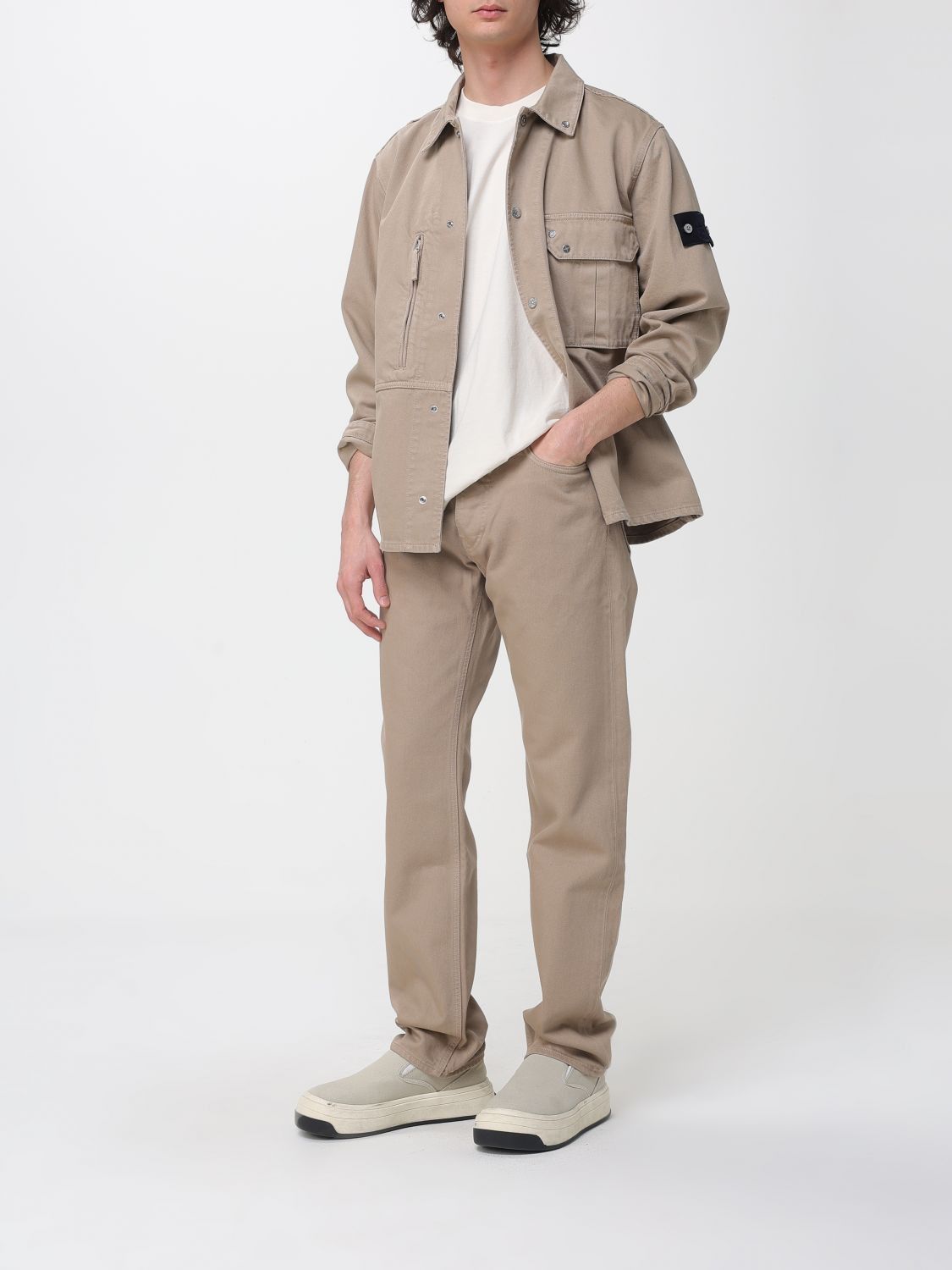Stone Island Stone Island Jacket Men Sand Size US L / EU 52-54 / 3 - 2 Thumbnail