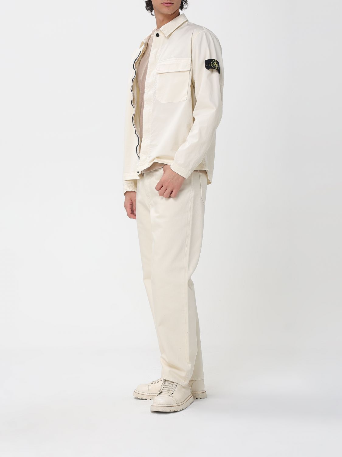 Stone Island Stone Island Jacket Men Beige Size US L / EU 52-54 / 3 - 2 Thumbnail