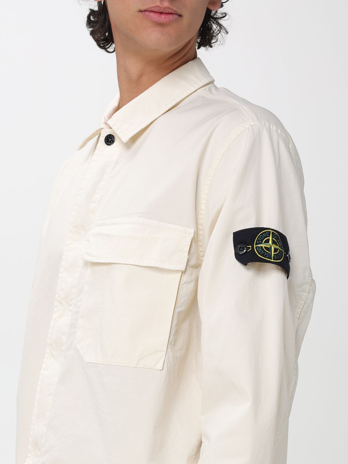 Stone Island Stone Island Jacket Men Beige Size US XL / EU 56 / 4 - 4 Thumbnail