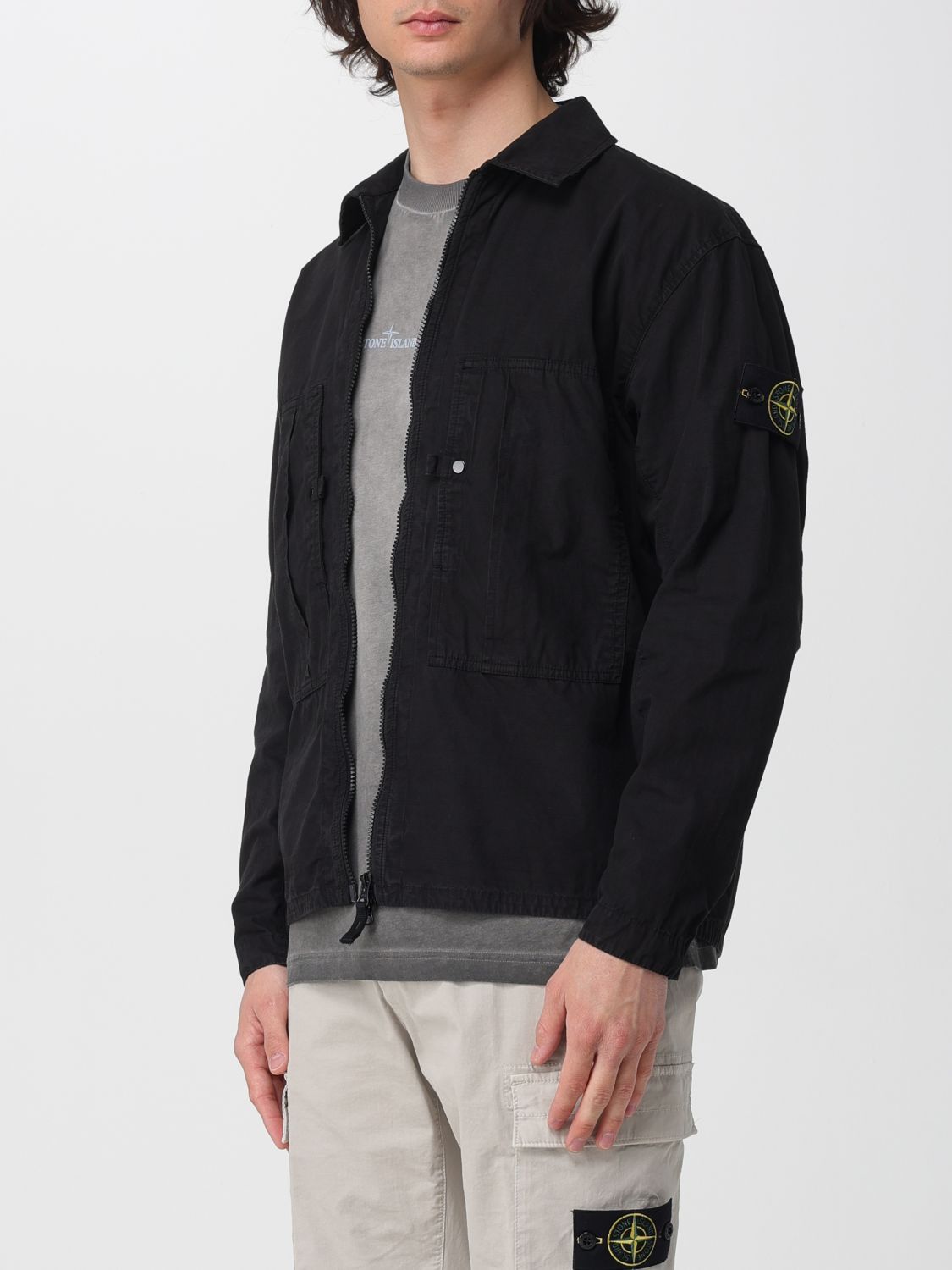 Stone Island Stone Island Jacket Men Black Size US XL / EU 56 / 4 - 4 Thumbnail