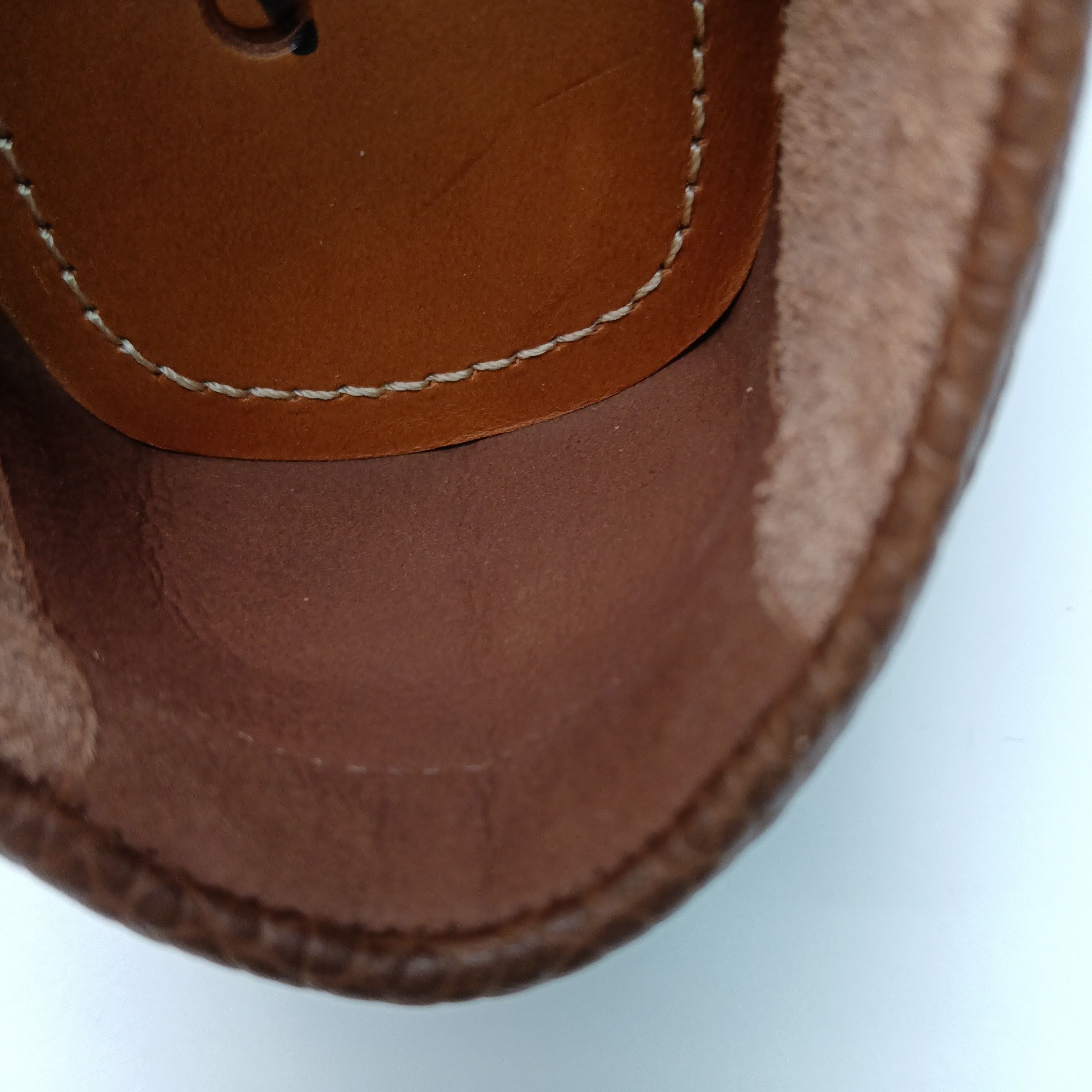 Gucci Gucci Brown Leather Interlocking G Driving Shoes 39 Size US 6 / EU 39 - 10 Thumbnail