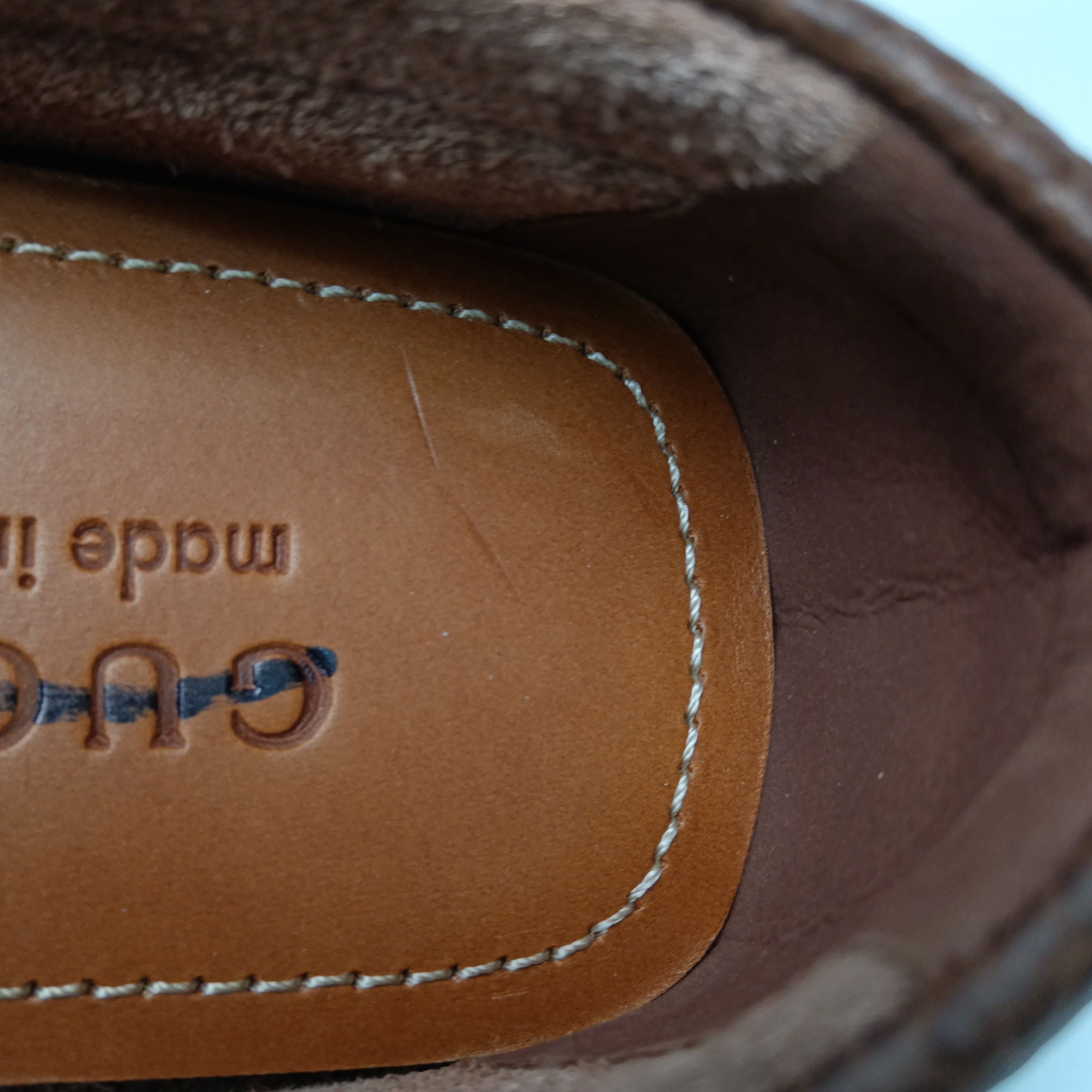 Gucci Gucci Brown Leather Interlocking G Driving Shoes 39 Size US 6 / EU 39 - 9 Thumbnail