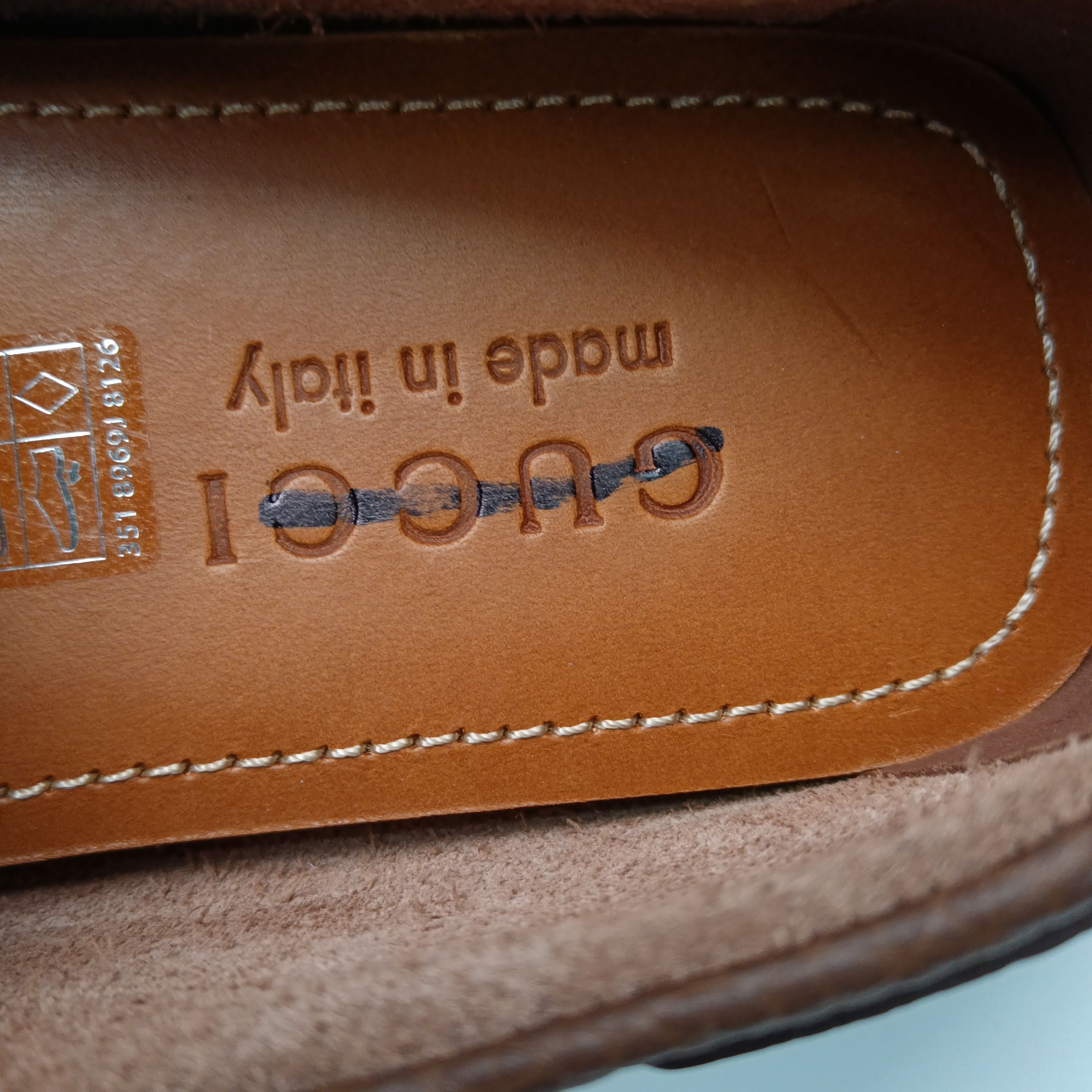 Gucci Gucci Brown Leather Interlocking G Driving Shoes 39 Size US 6 / EU 39 - 11 Thumbnail
