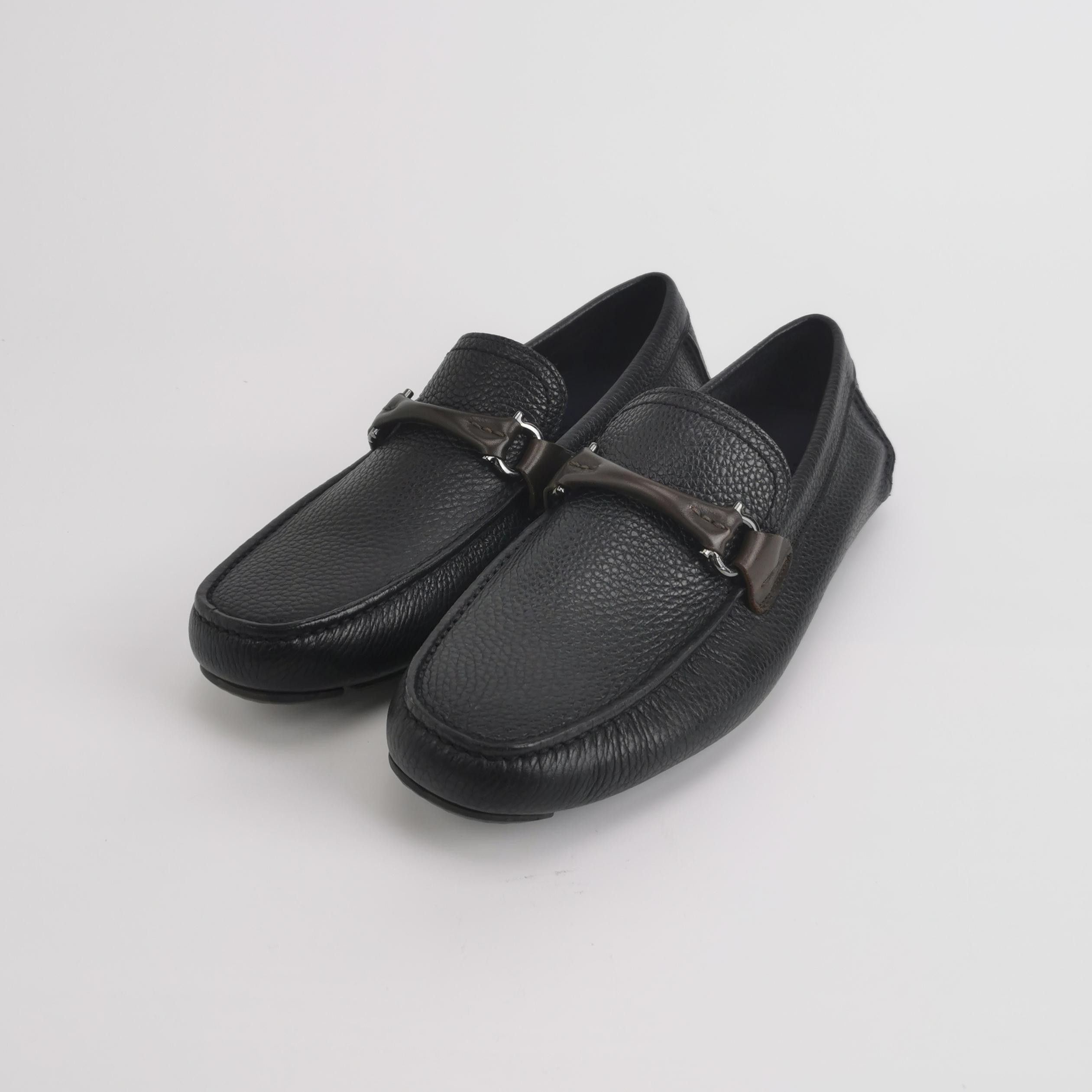Salvatore Ferragamo Salvatore Ferragamo Black Leather Gancini Loafers US 6 Size US 7 / EU 40 - 3 Thumbnail