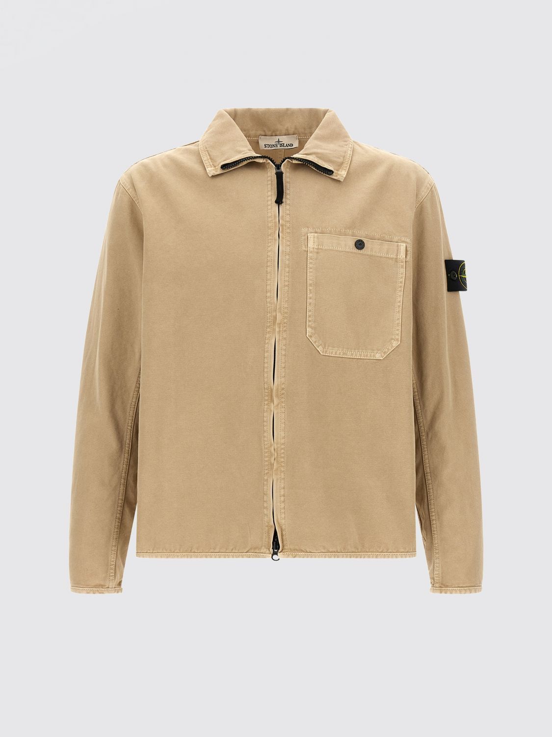 Stone Island Stone Island Jacket Men Beige Size US XL / EU 56 / 4 - 2 Thumbnail