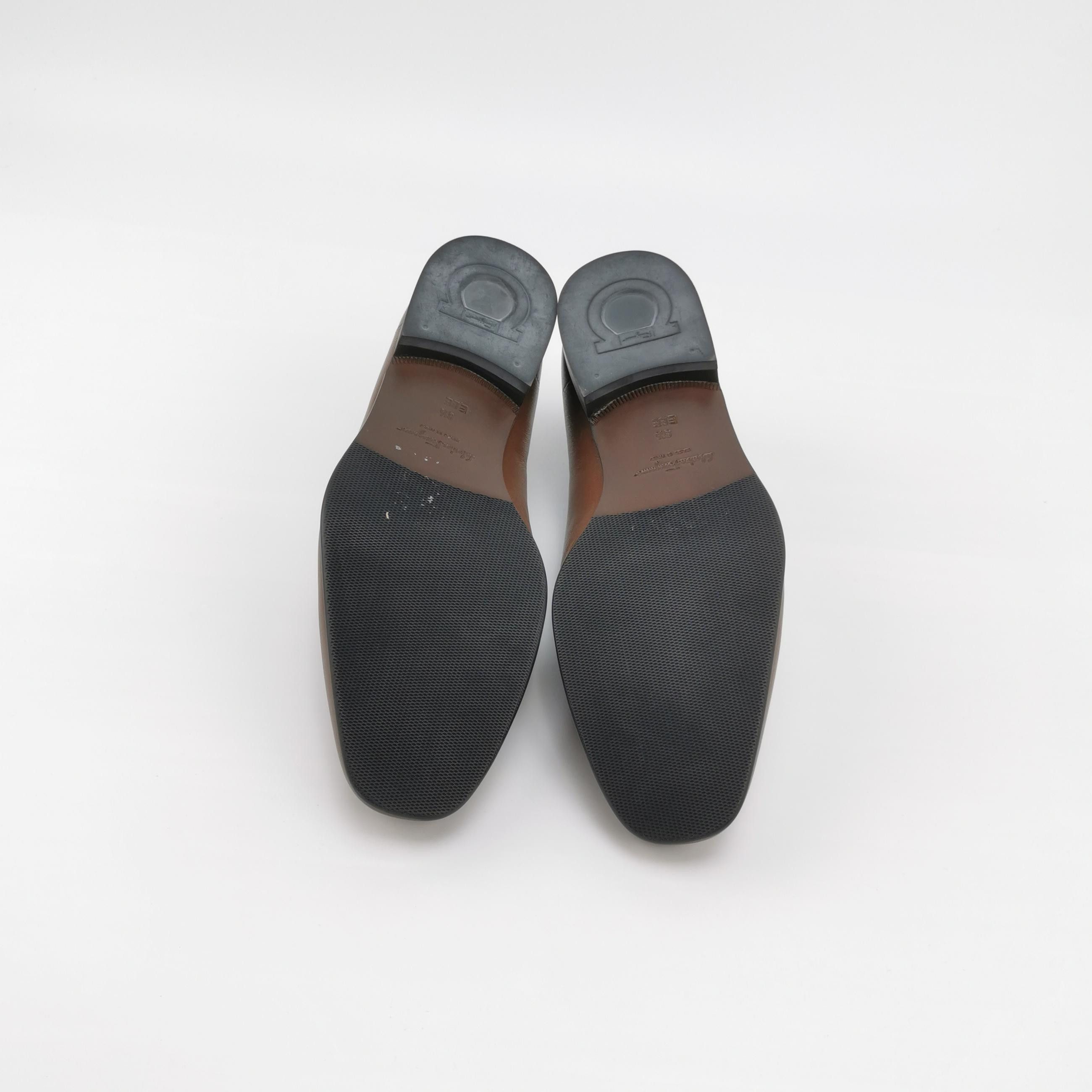 Salvatore Ferragamo Salvatore Ferragamo Brown Nappa Loafers 8.5 Size US 7 / EU 40 - 6 Thumbnail