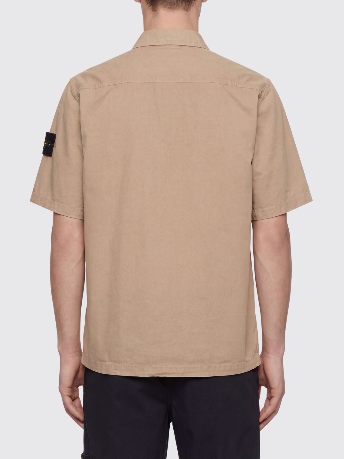 Stone Island Stone Island Shirt Men Beige Size US M / EU 48-50 / 2 - 2 Thumbnail