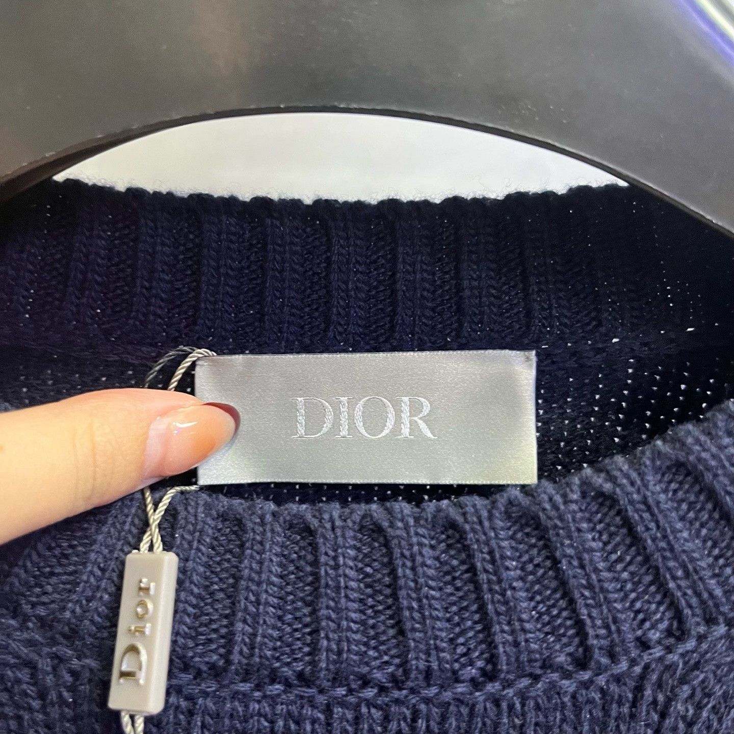 Dior Dior Blue Sweater l Men Size US L / EU 52-54 / 3 - 3 Thumbnail