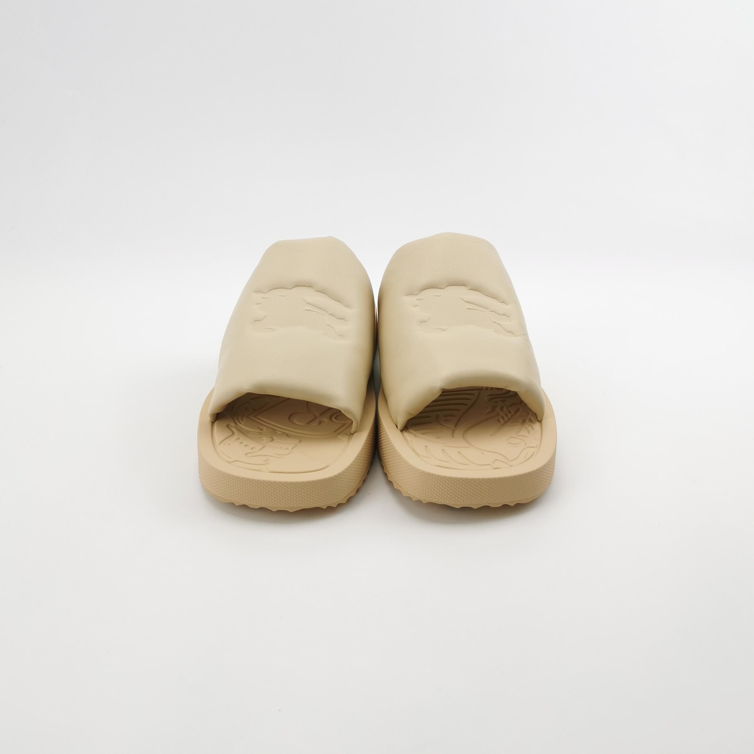 Burberry Burberry Slab Lambskin Knight Slides 41 Size US 8 / EU 41 - 4 Thumbnail