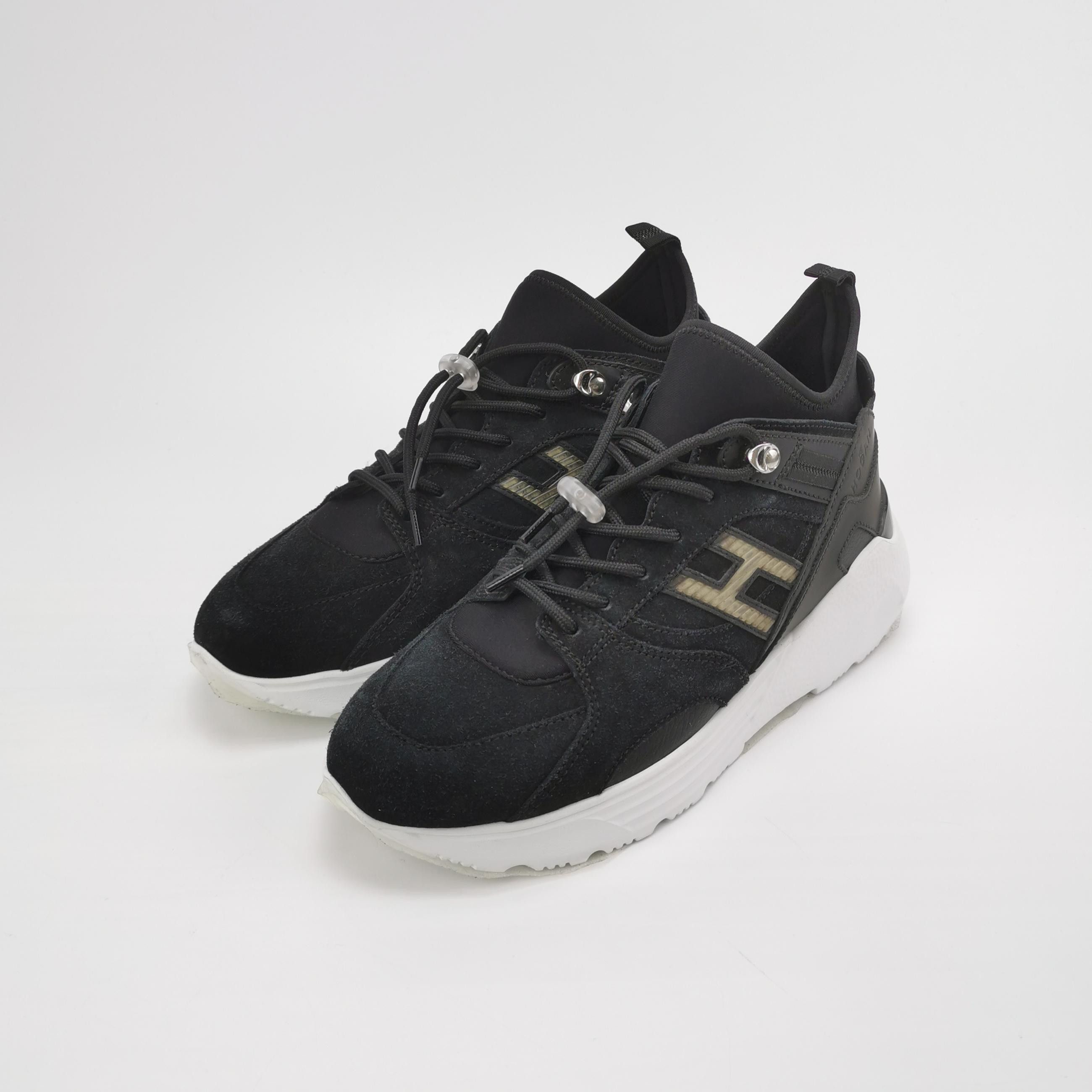 Hogan Hogan Black Suede Low-Top Sneakers EU 39 Size US 6 / EU 39 - 3 Thumbnail