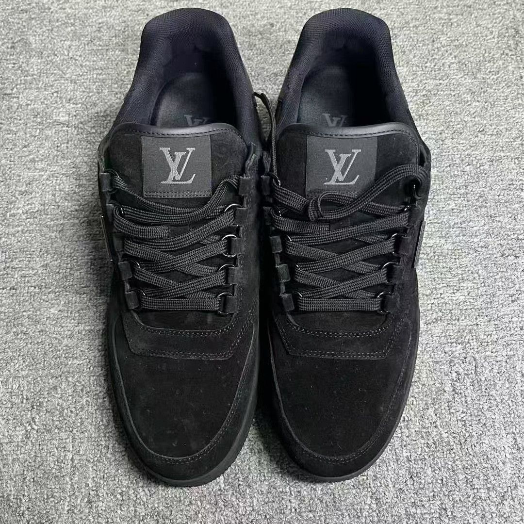 Louis Vuitton Louis Vuitton Casual Black Lowtop Sneakers 10 Men Size US 10 / EU 43 - 2 Thumbnail