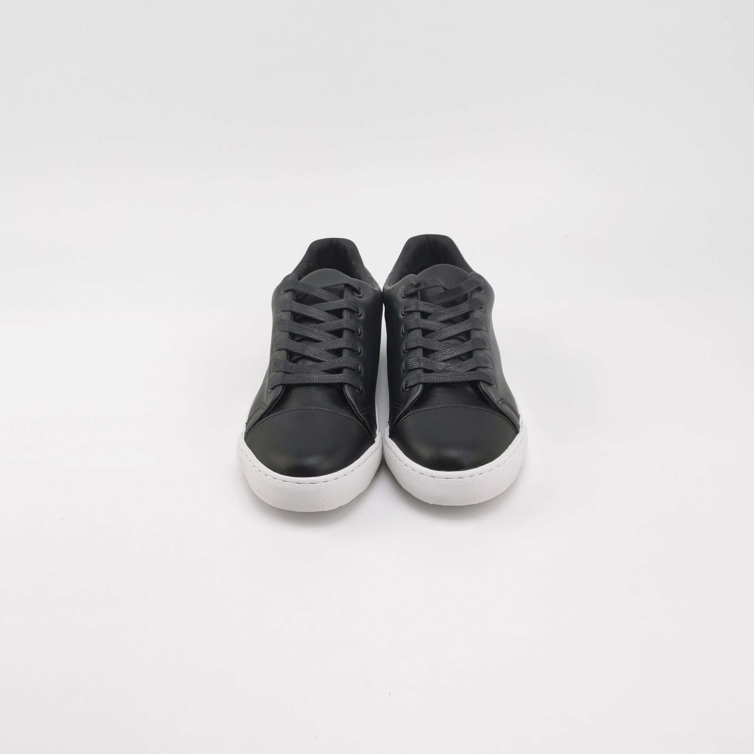 Moschino Moschino Logo Heel Leather Low-Top Sneakers EU 40 Size US 7 / EU 40 - 4 Thumbnail
