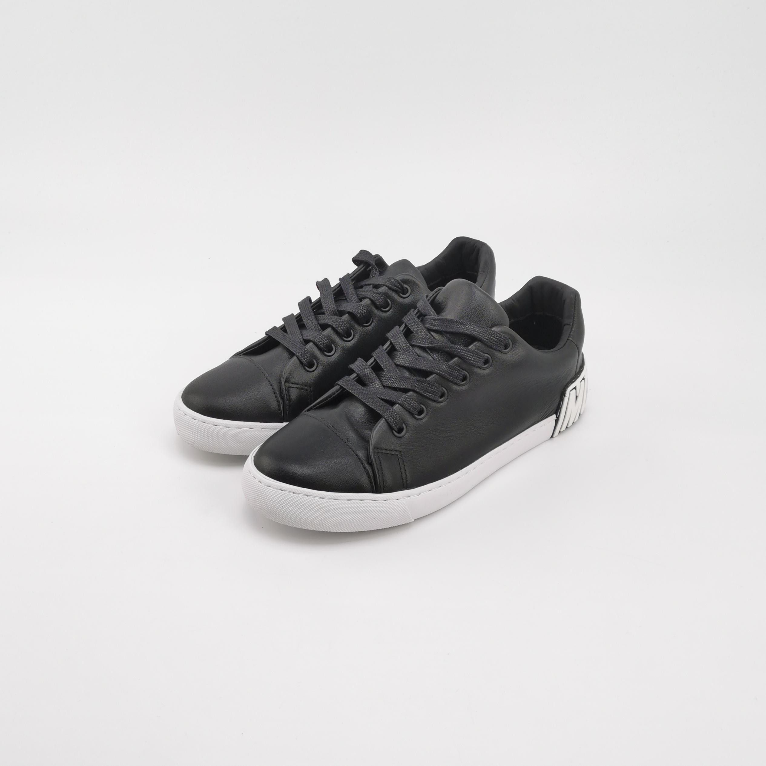 Moschino Moschino Logo Colorblock Leather Sneakers EU 40 Size US 7 / EU 40 - 3 Thumbnail