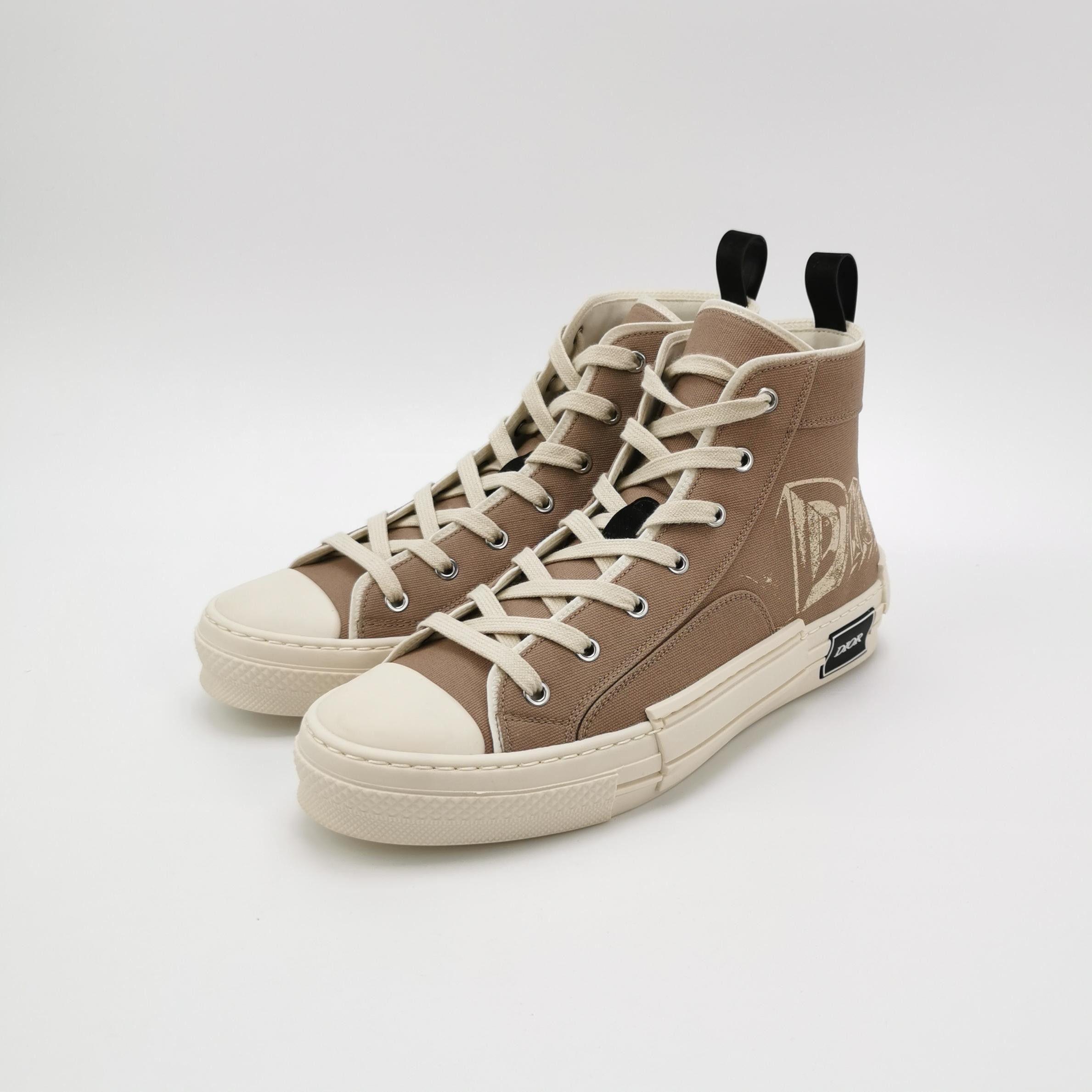 Dior Dior B23 Brown Canvas High-Top Sneakers 42 Size US 9 / EU 42 - 3 Thumbnail