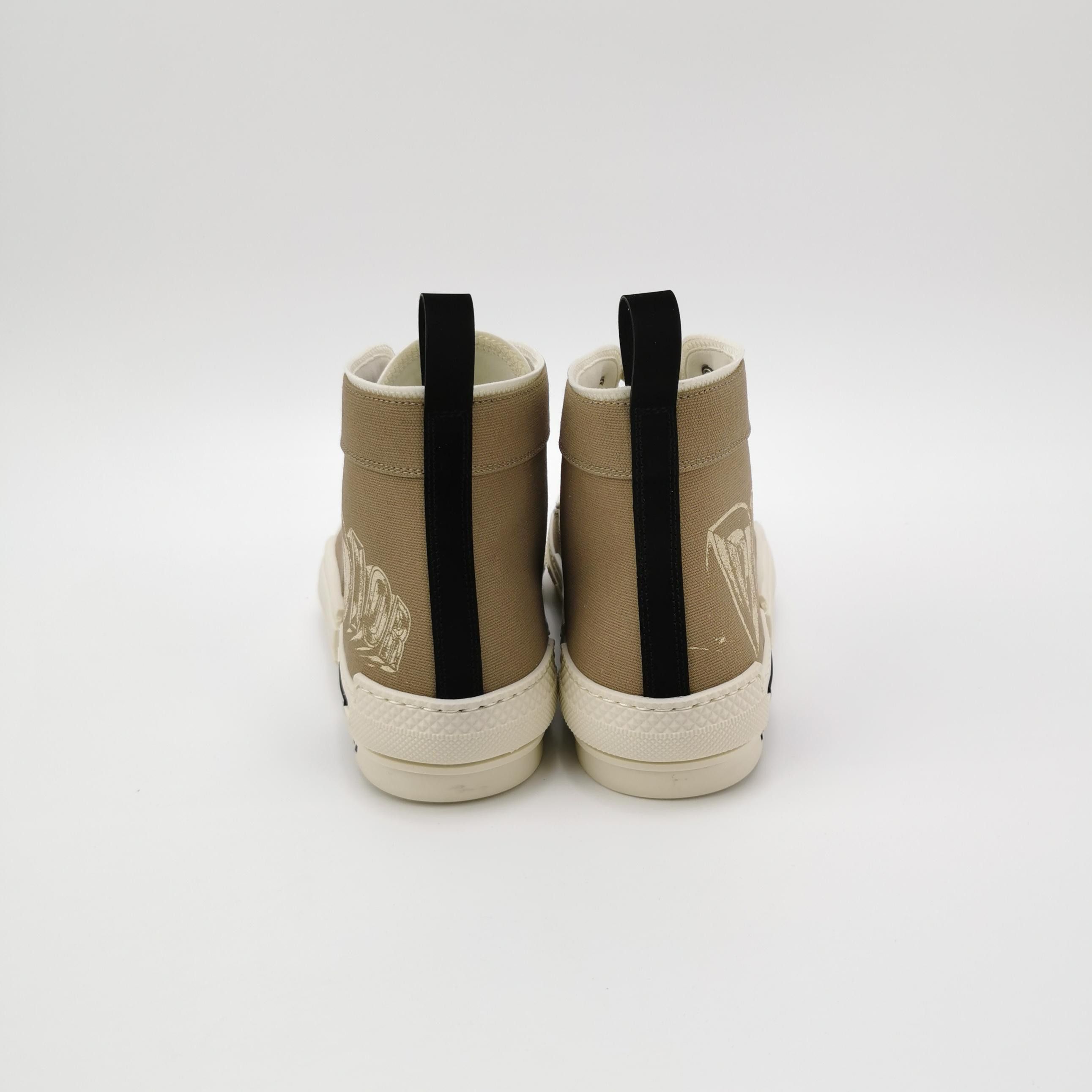 Dior Dior B23 Brown Canvas High-Top Sneakers 42 Size US 9 / EU 42 - 5 Thumbnail