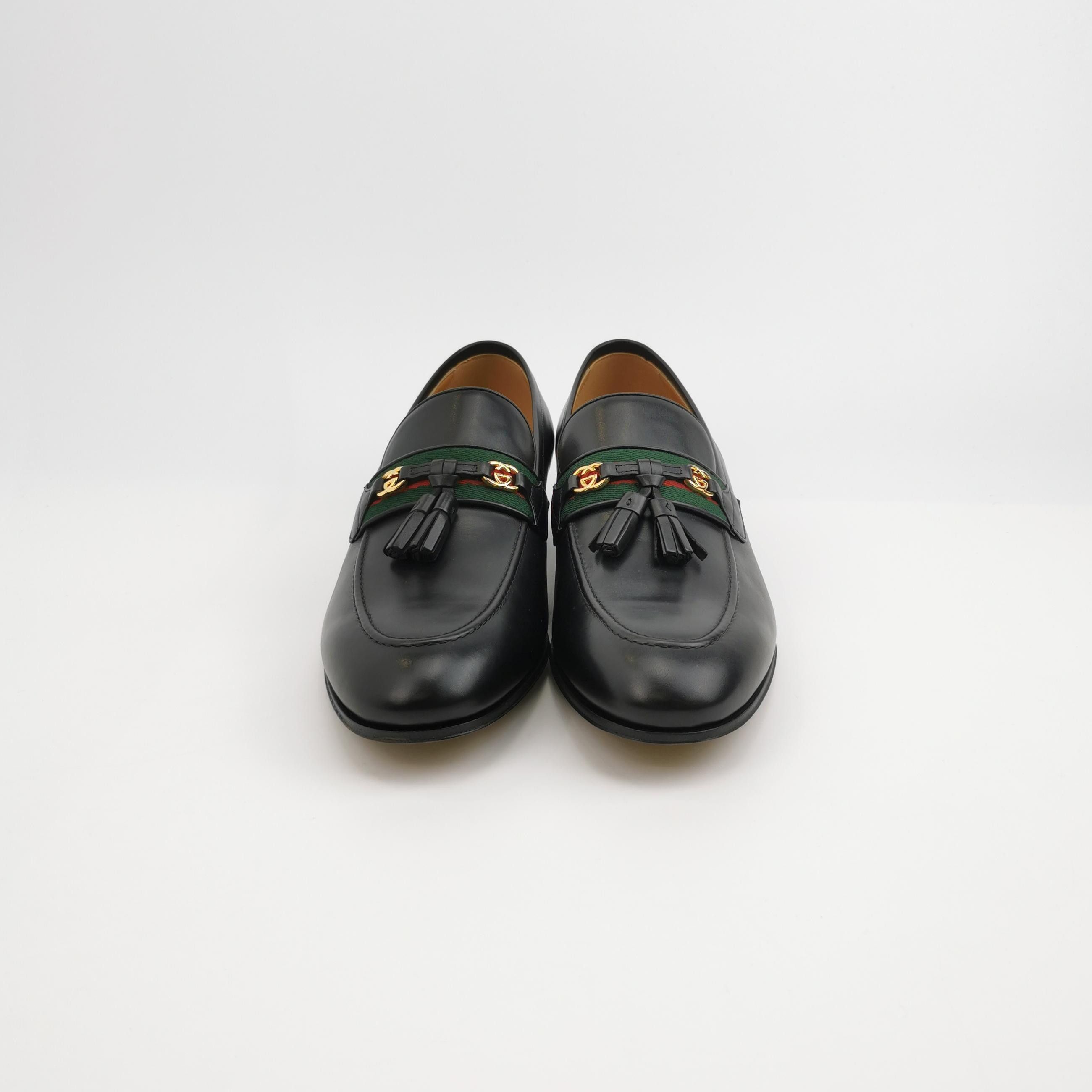 Gucci Gucci Interlocking G Tassel Loafers EU 43.5 Size US 10 / EU 43 - 4 Thumbnail