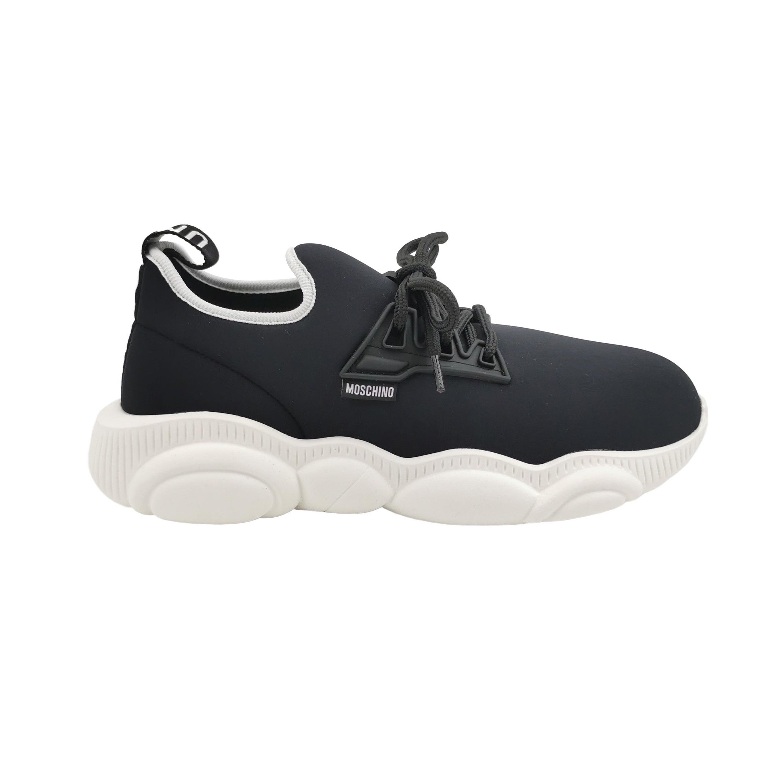 Moschino Moschino Nylon Teddy Sole Logo Sneakers Size 42 Size US 9 / EU 42 - 2 Thumbnail