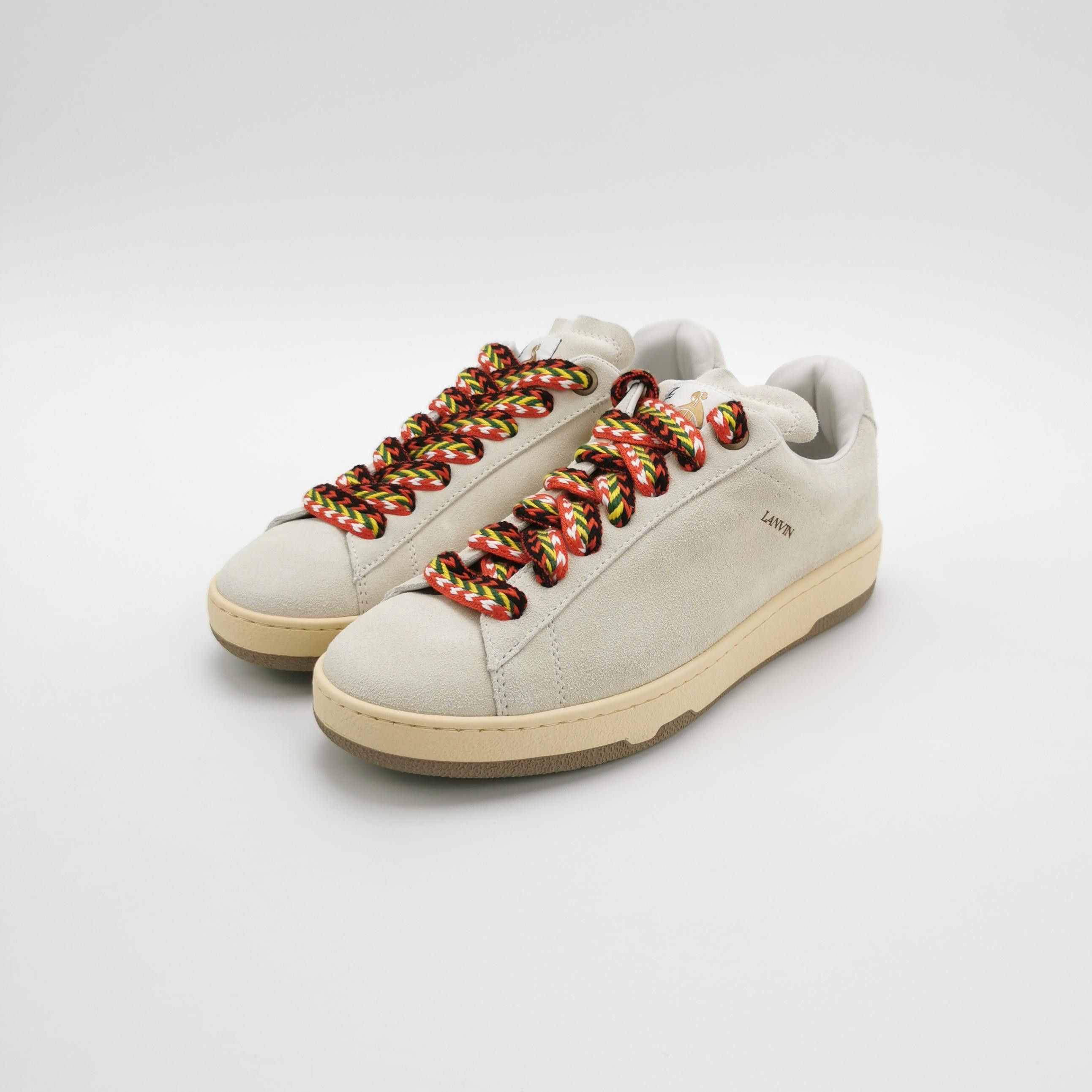 Lanvin Lanvin Suede Multi-Color Lace Sneakers 43 Size US 10 / EU 43 - 3 Thumbnail