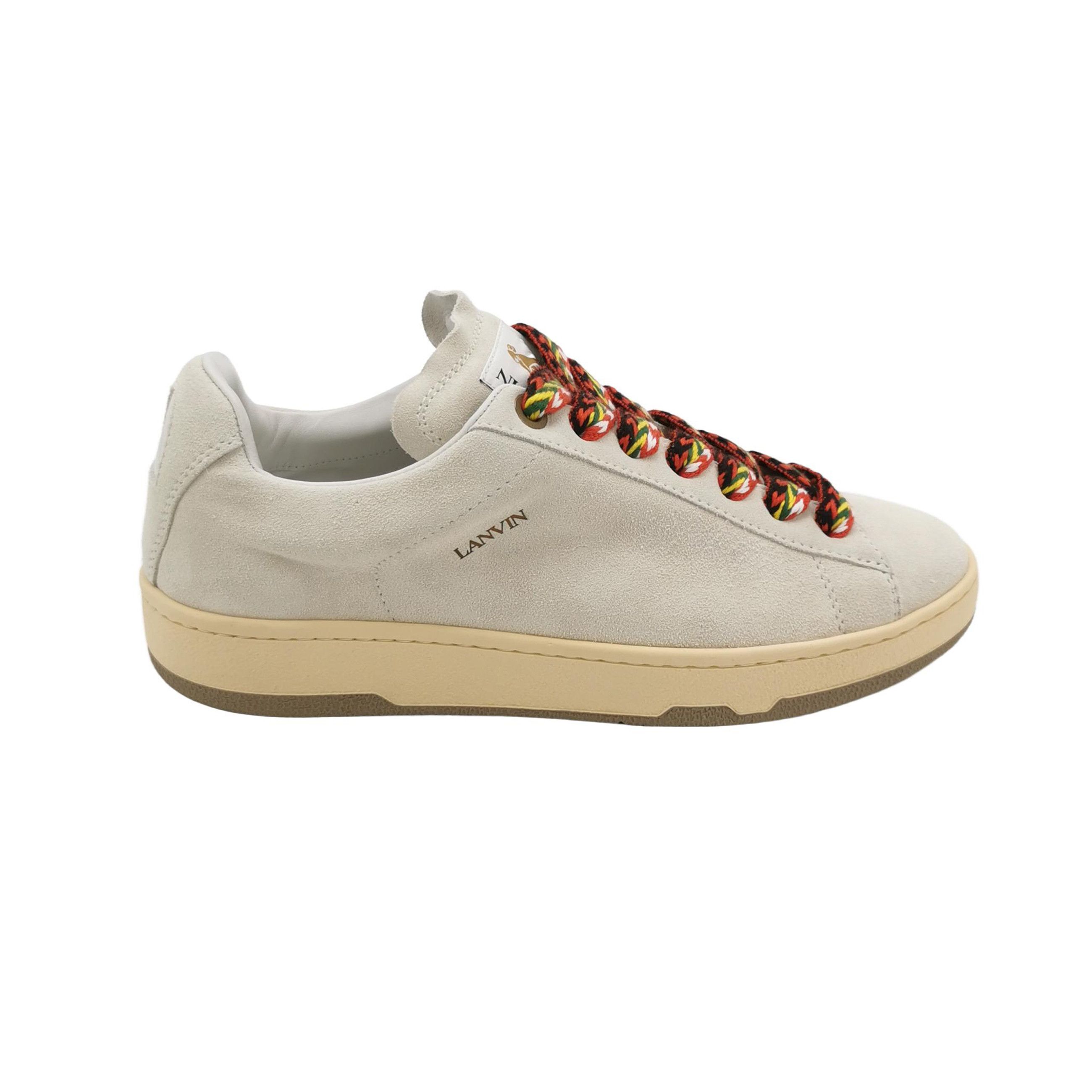 Lanvin Lanvin Suede Multi-Color Lace Sneakers 43 Size US 10 / EU 43 - 2 Thumbnail