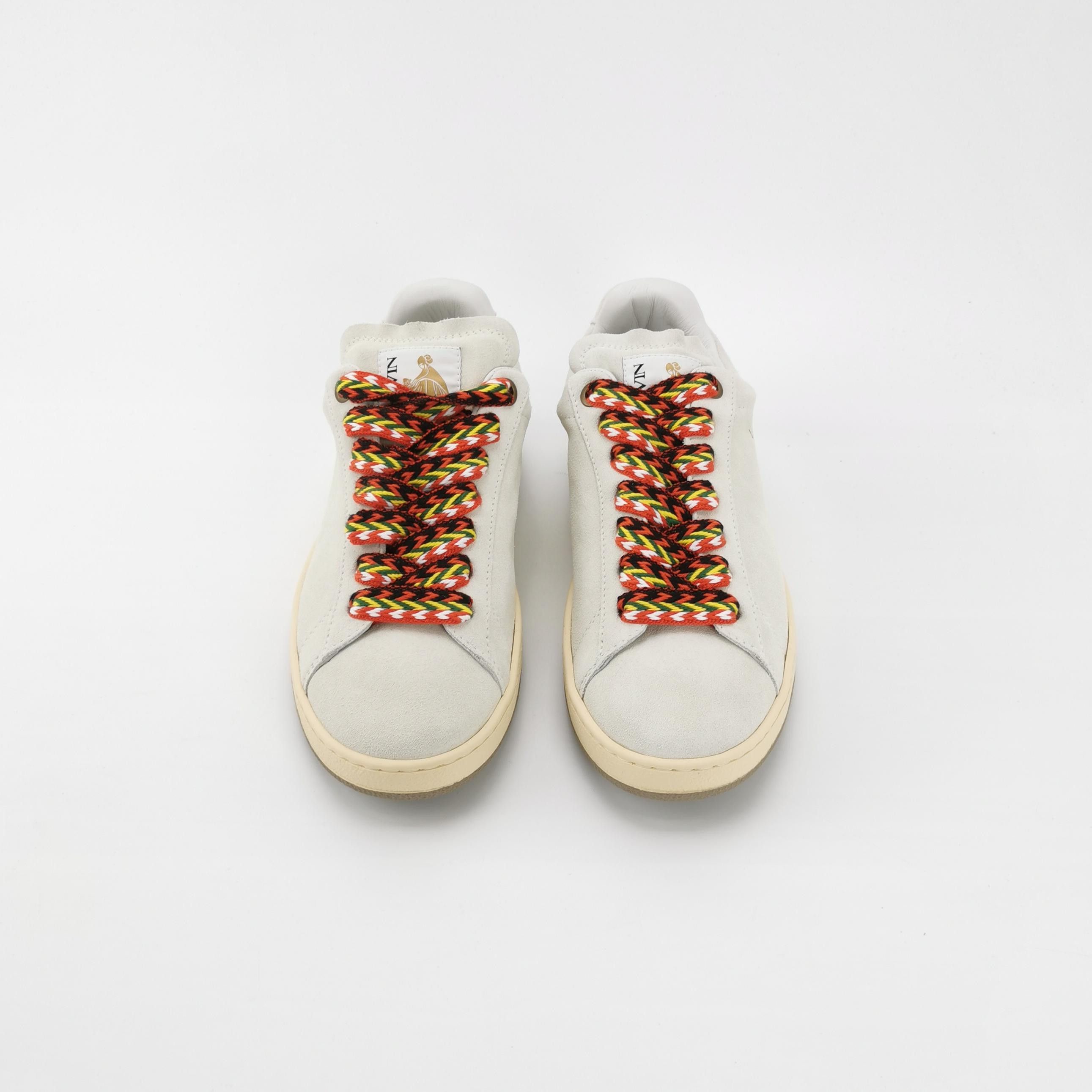 Lanvin Lanvin Curb Multi-Lace Suede Sneakers 42 Size US 9 / EU 42 - 4 Thumbnail