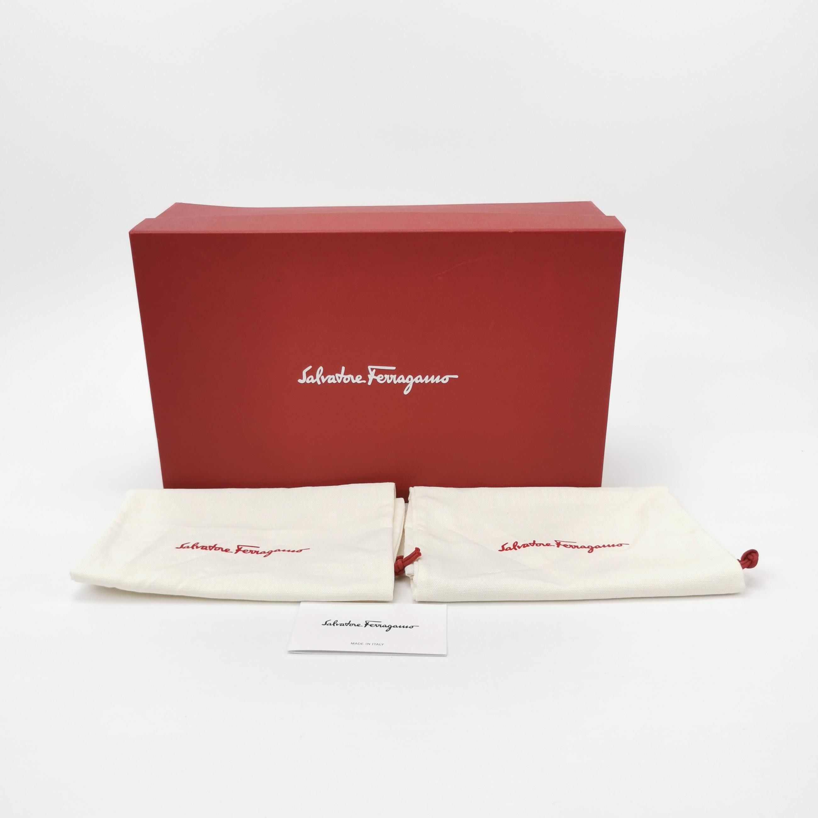 Salvatore Ferragamo Salvatore Ferragamo Gancini Leather Loafers 6 Size US 7 / EU 40 - 7 Thumbnail