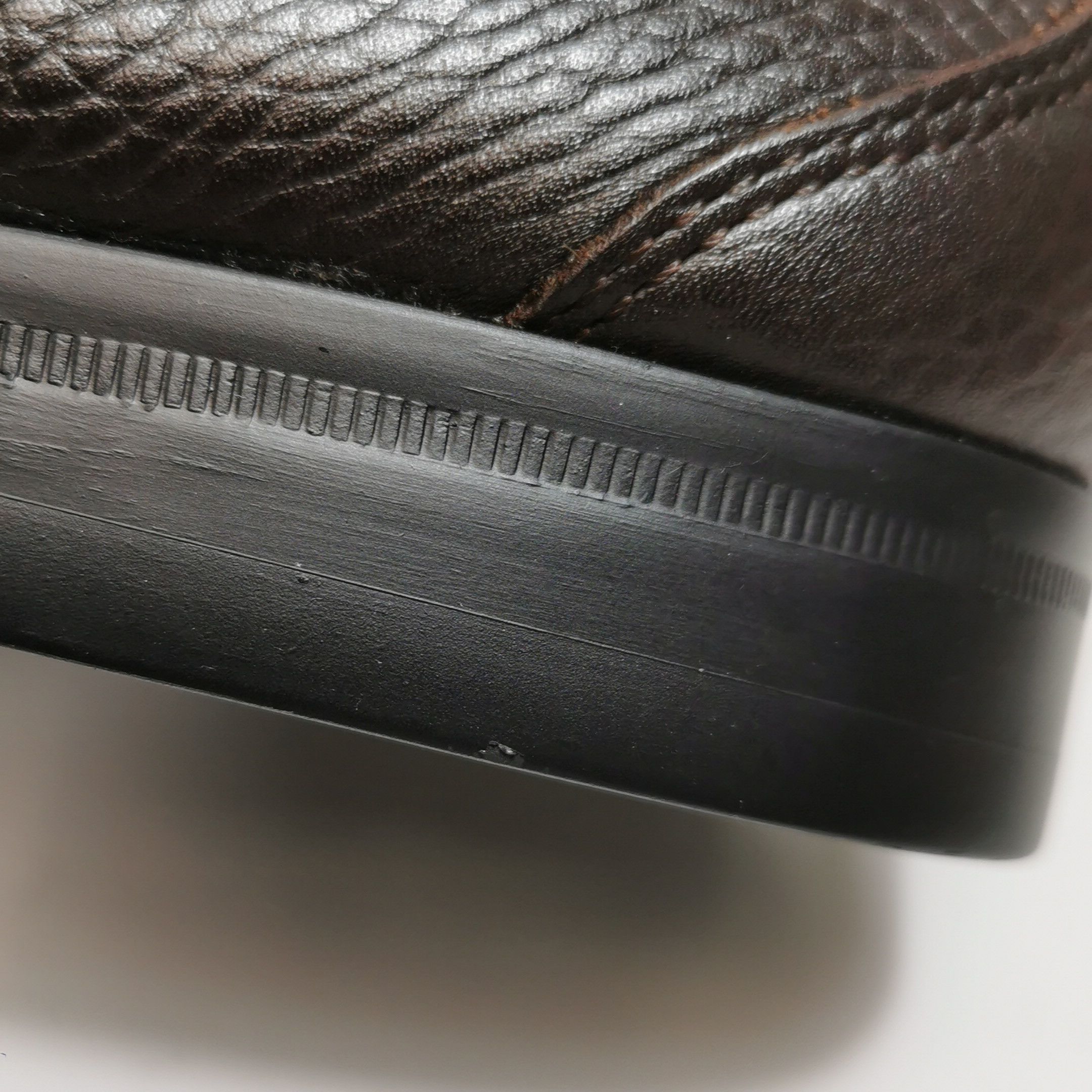 Salvatore Ferragamo Salvatore Ferragamo Gancini Pebbled Loafers 7.5 EEE Size US 8 / EU 41 - 8 Thumbnail