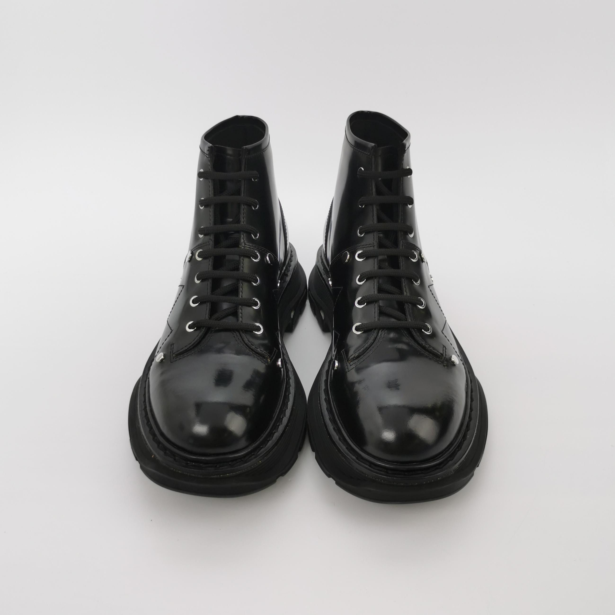 Alexander McQueen Alexander McQueen Studded Leather Boots 40 Size US 7 / EU 40 - 4 Thumbnail
