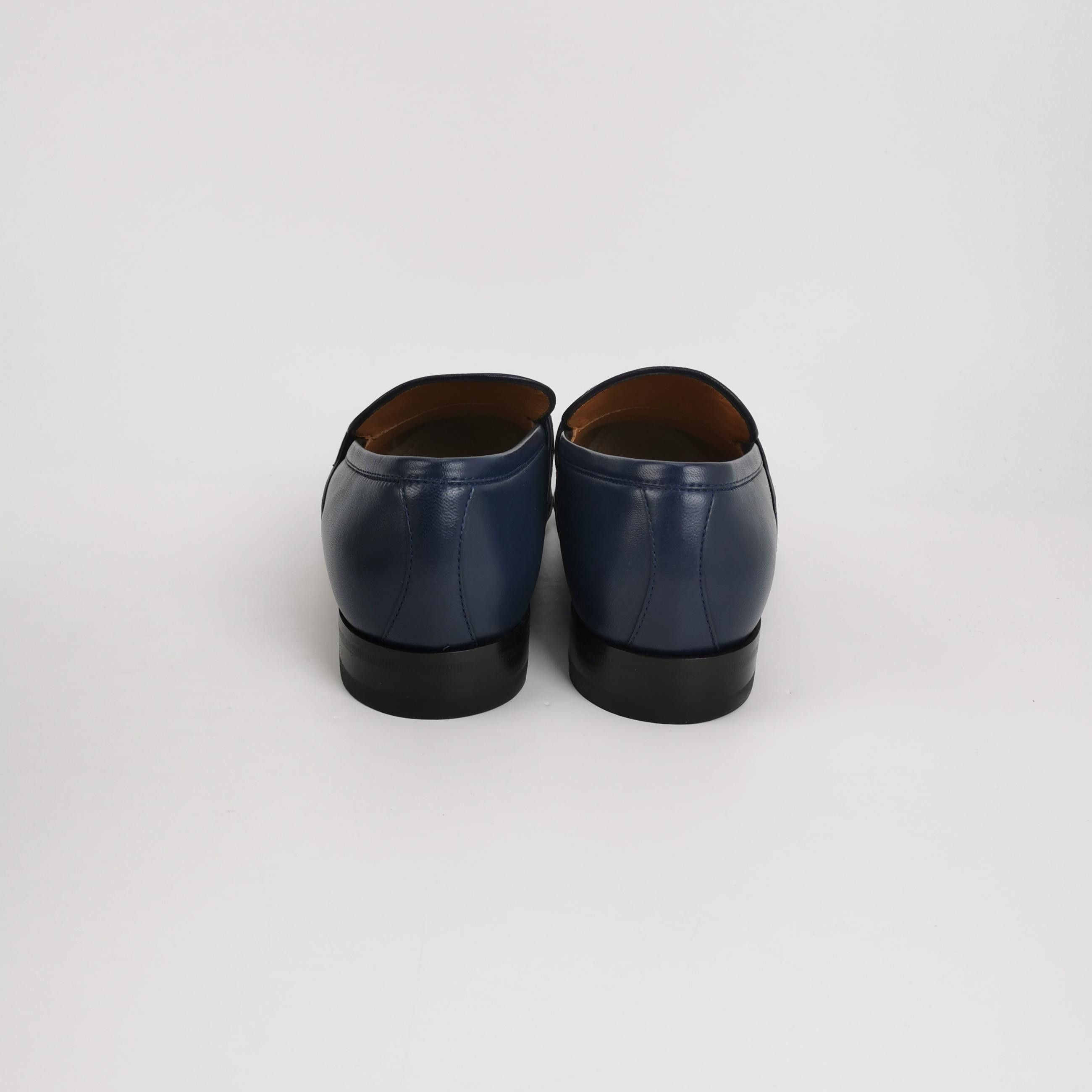 Gucci Gucci Interlocking G Chain Leather Loafers US 7.5 Size US 7 / EU 40 - 5 Thumbnail
