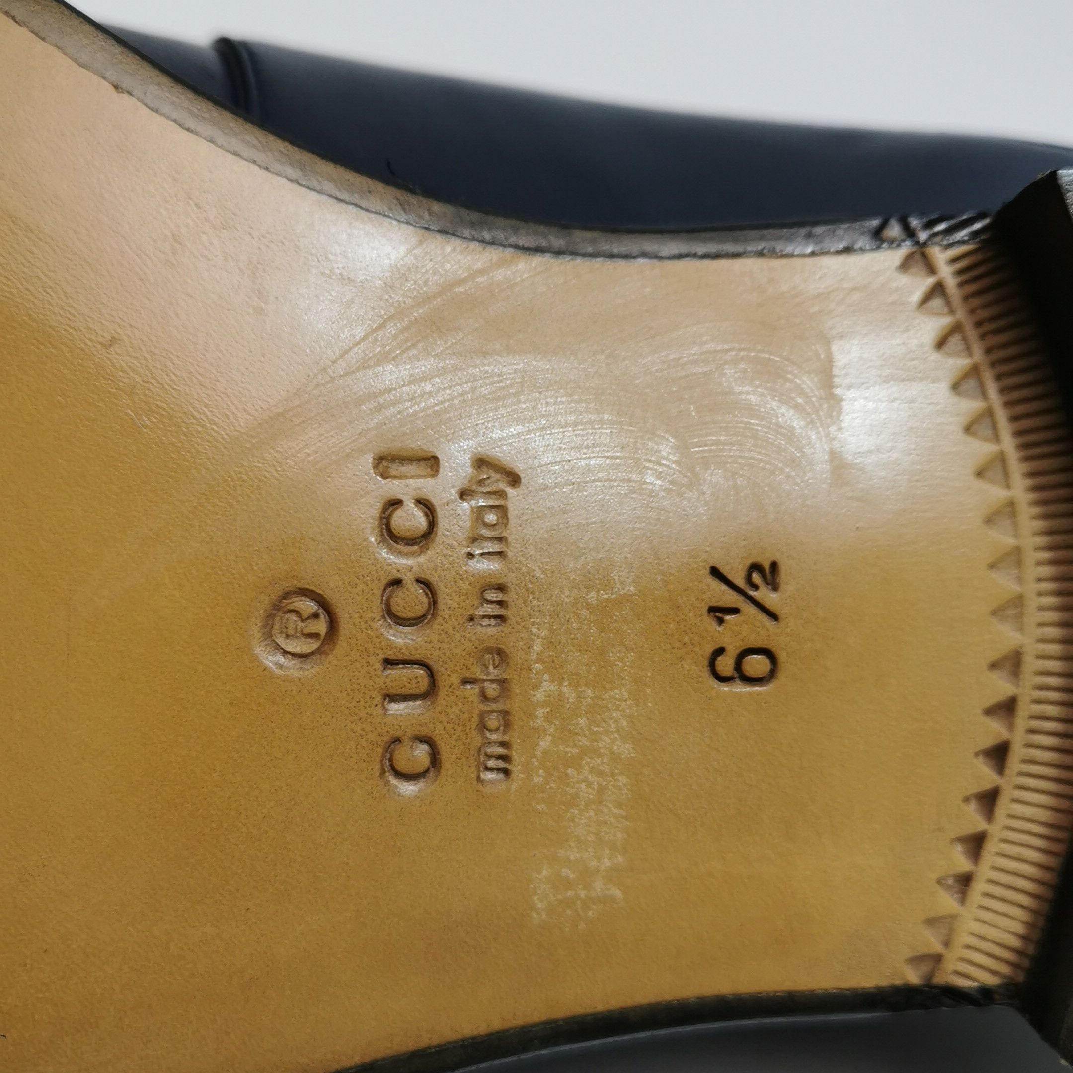 Gucci Gucci Interlocking G Chain Leather Loafers US 7.5 Size US 7 / EU 40 - 10 Thumbnail
