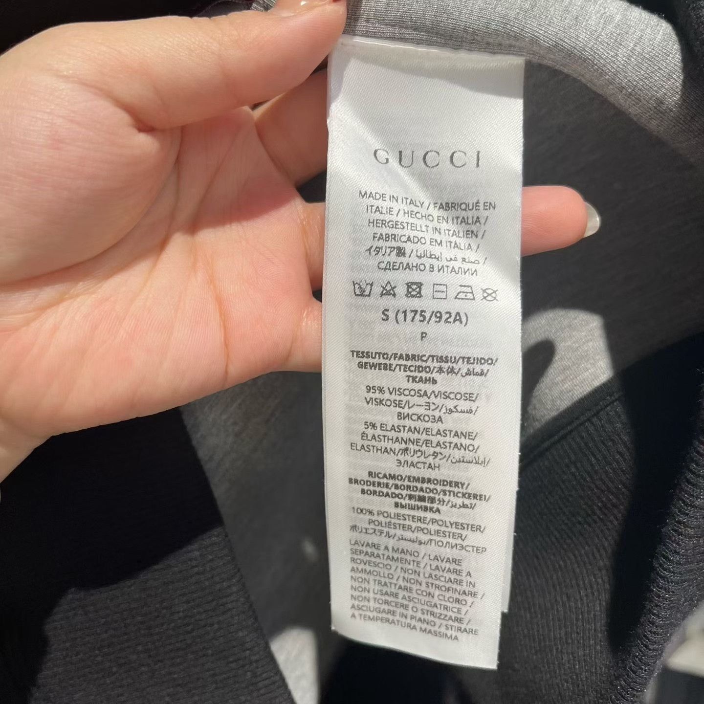 Gucci Gucci Embroidered Oversized Black Light Jacket s Men Size US S / EU 44-46 / 1 - 5 Thumbnail