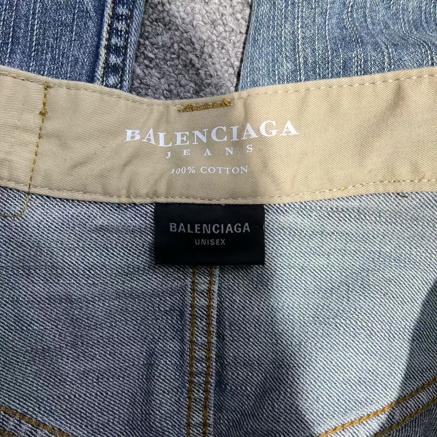 Balenciaga Balenciaga Denim Embroidered Blue Denim Jeans 30 Men Size US 30 / EU 46 - 3 Thumbnail