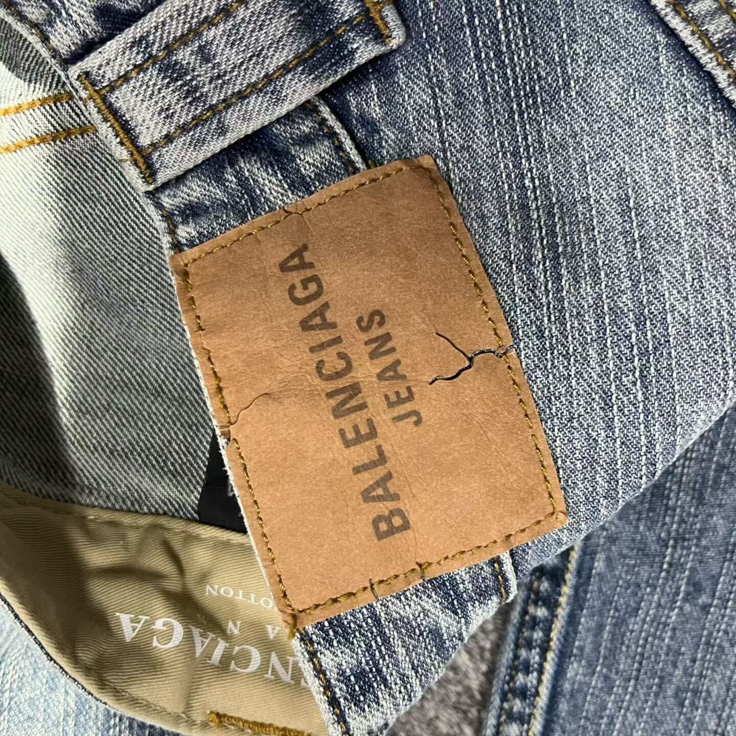 Balenciaga Balenciaga Denim Embroidered Blue Denim Jeans 30 Men Size US 30 / EU 46 - 5 Thumbnail